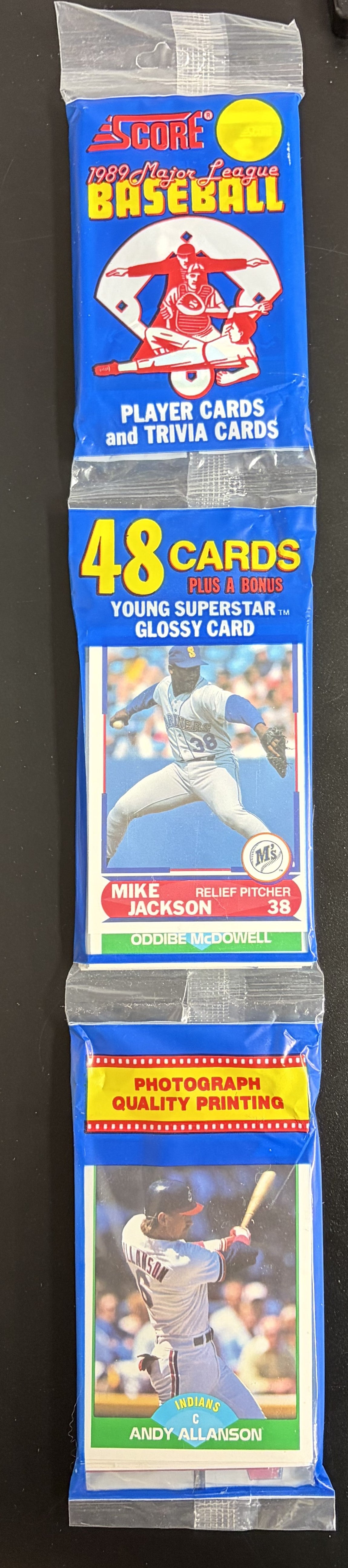 1989 Score Baseball Unopened Rack Pack (48)