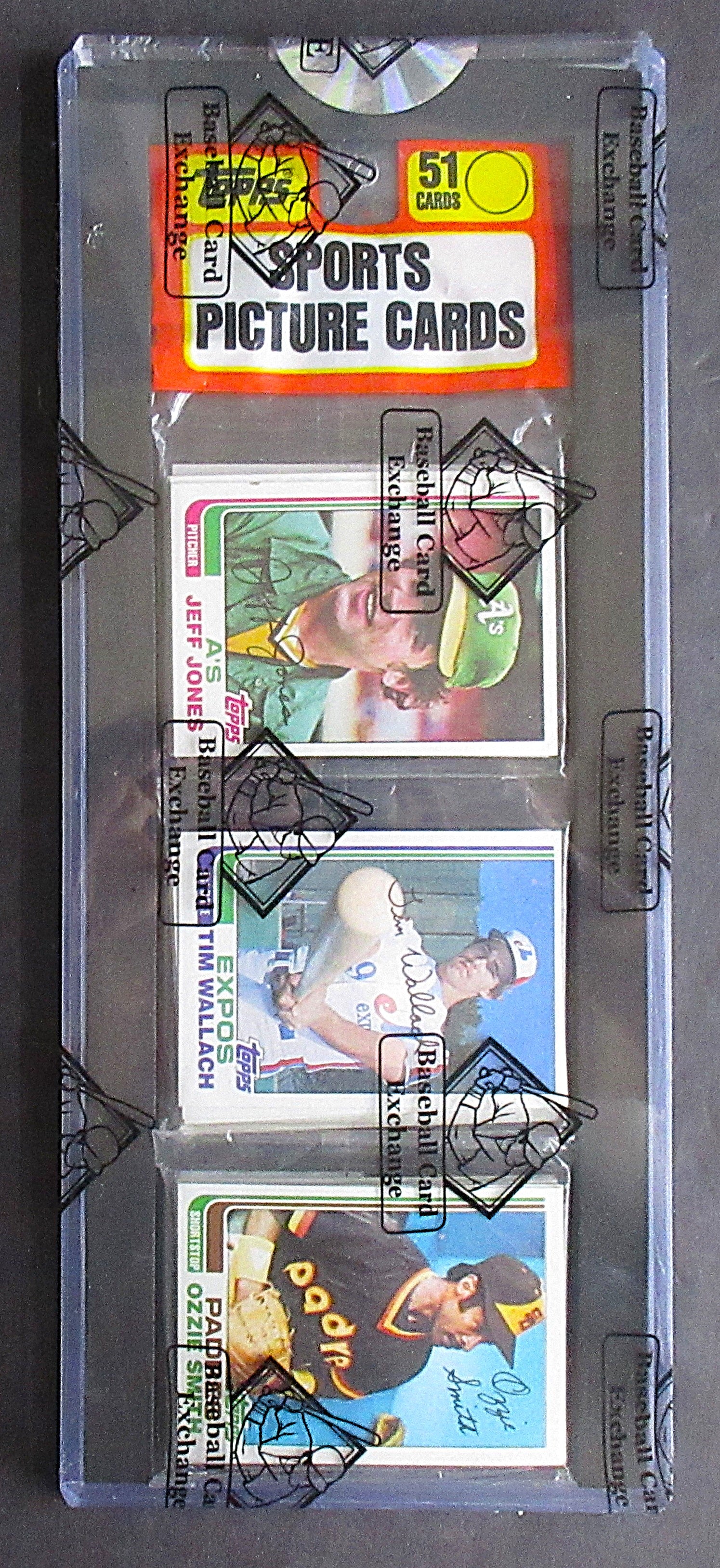 1982 Topps Baseball Unopened Rack Pack (Ozzie Smith Top) (BBCE) (27360)