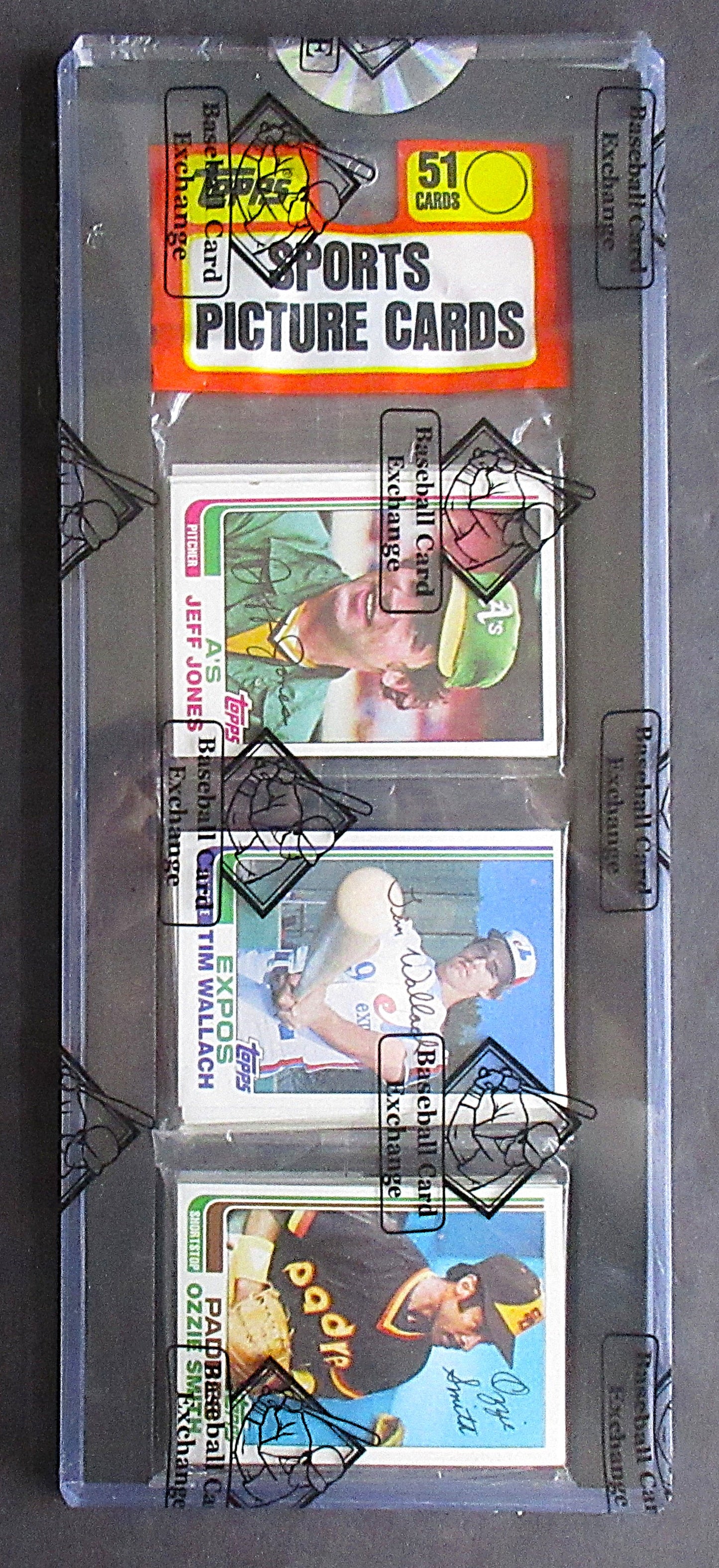 1982 Topps Baseball Unopened Rack Pack (Ozzie Smith Top) (BBCE) (27360)