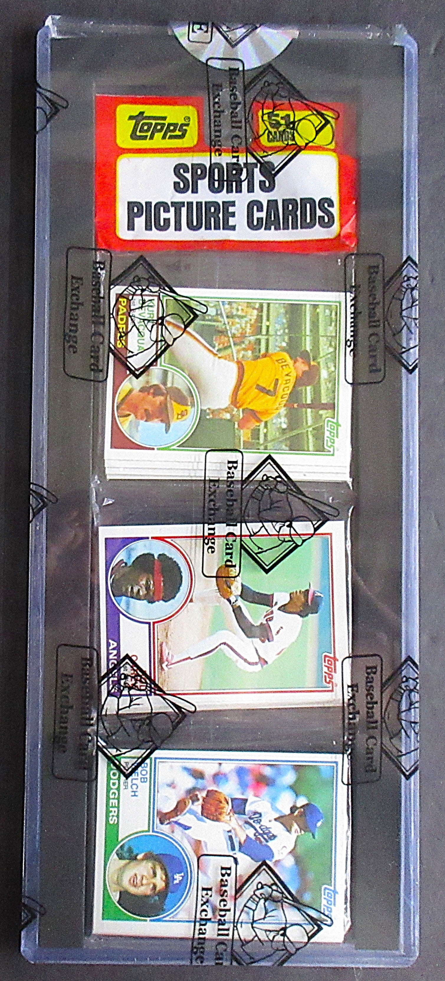 1983 Topps Baseball Unopened Rack Pack (Rod Carew Top) (BBCE) (27362)