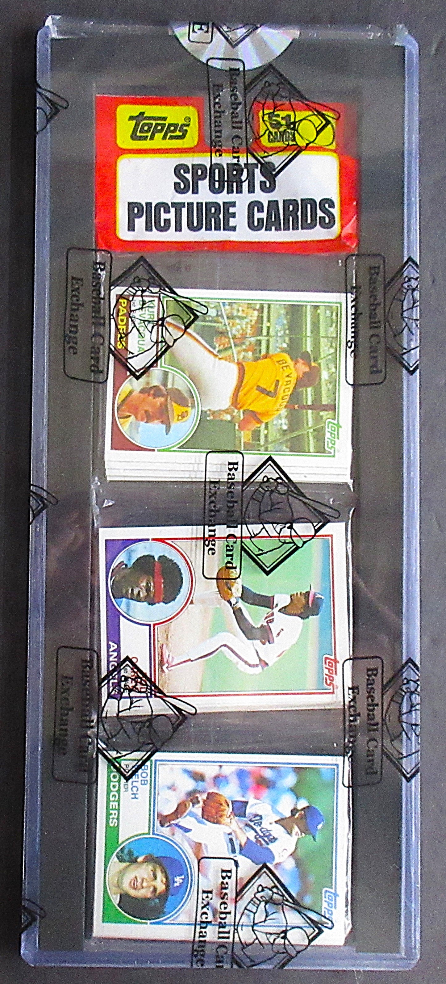 1983 Topps Baseball Unopened Rack Pack (Rod Carew Top) (BBCE) (27362)