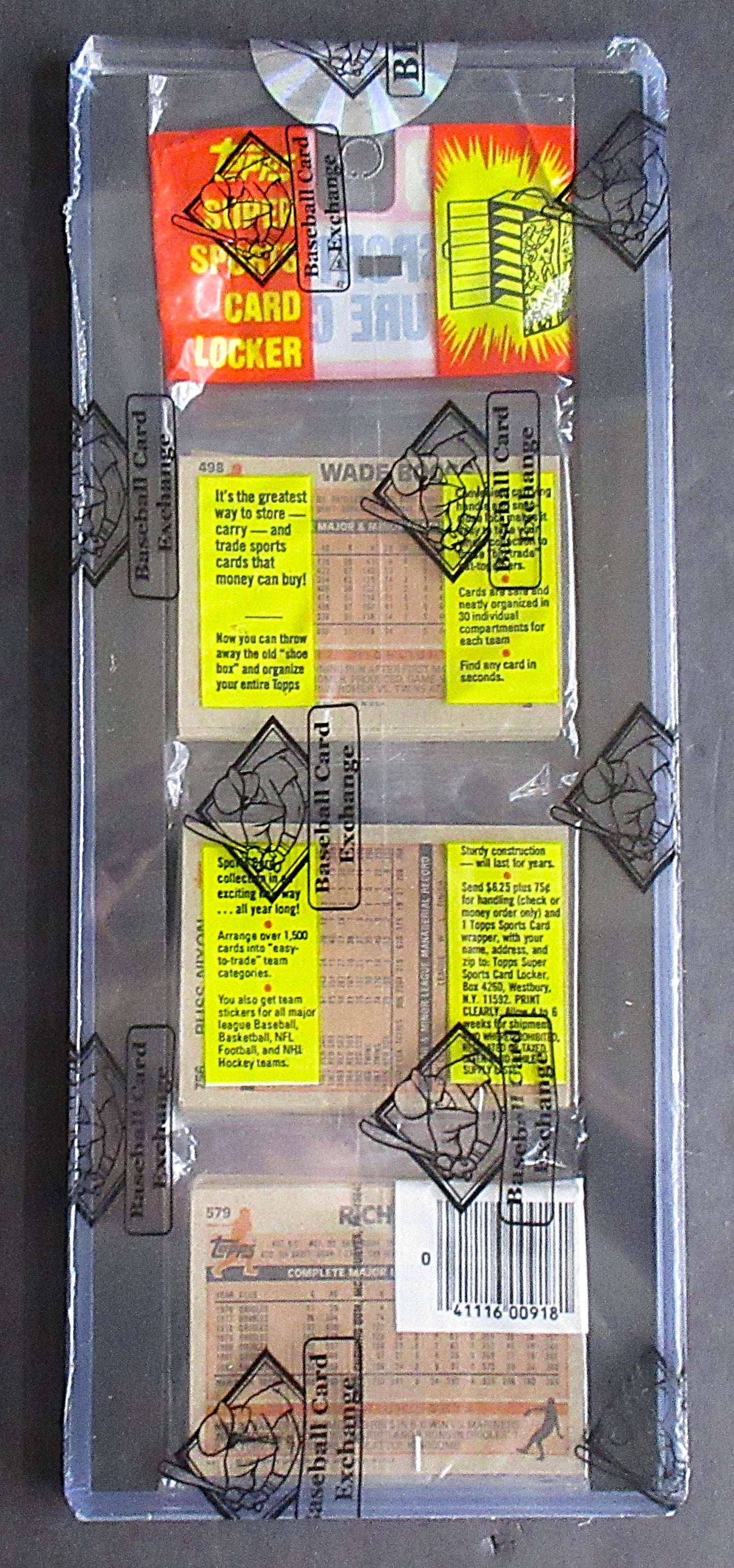 1983 Topps Baseball Unopened Rack Pack (Wade Boggs RC Back) (BBCE) (27371)