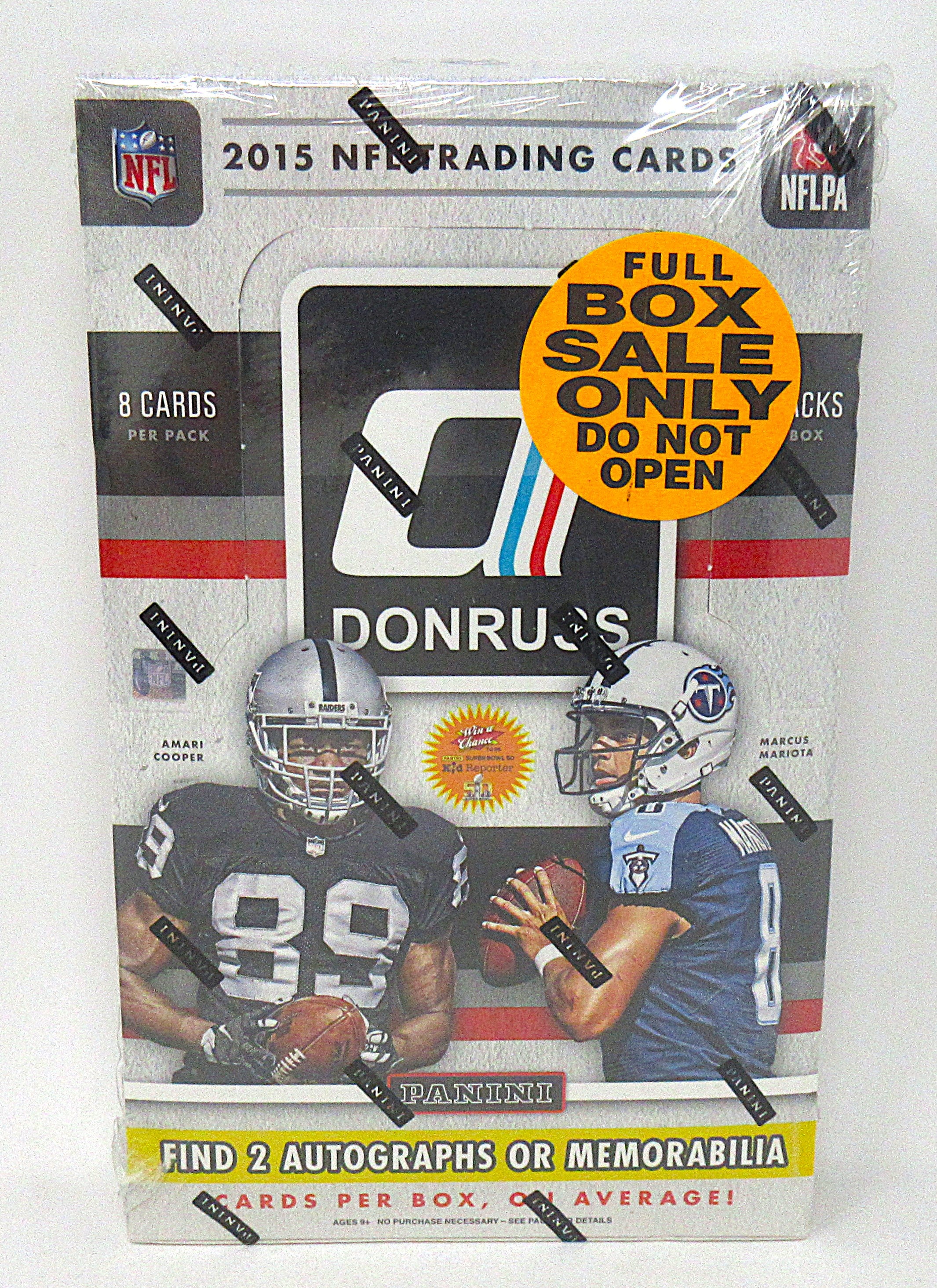 2015 Panini Donruss Preferred Football Box (Retail) (24/8)