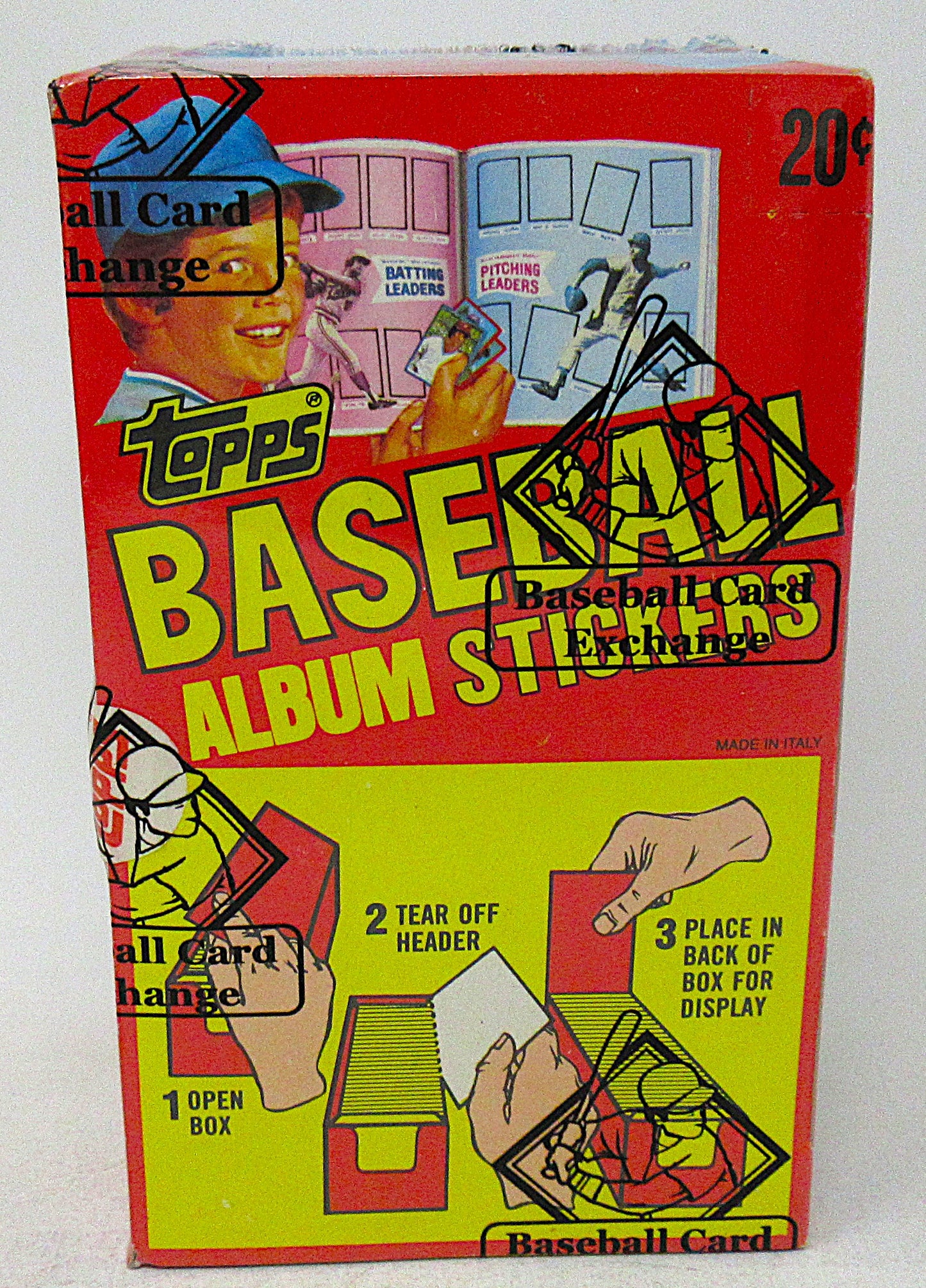 1982 Topps Baseball Album Stickers Unopened Box (Tape Intact) (BBCE)