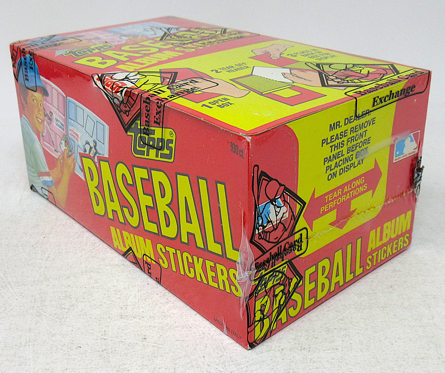 1982 Topps Baseball Album Stickers Unopened Box (Tape Intact) (BBCE)