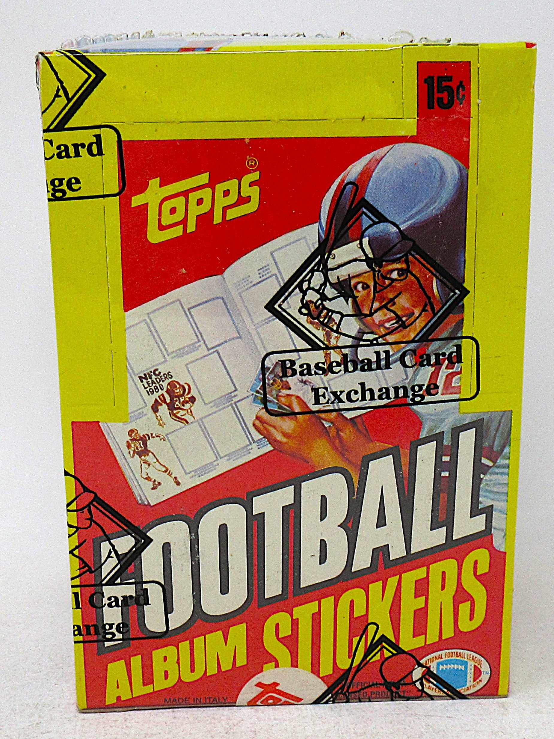 1981 Topps Football Album Stickers Unopened Box (Tape Intact) (BBCE)