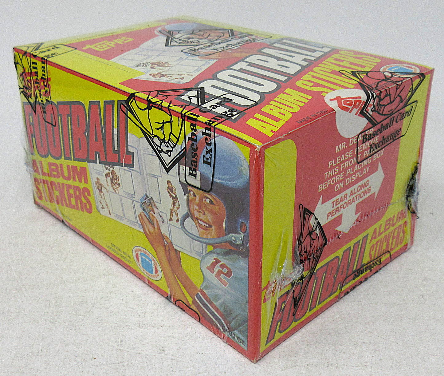 1981 Topps Football Album Stickers Unopened Box (Tape Intact) (BBCE)