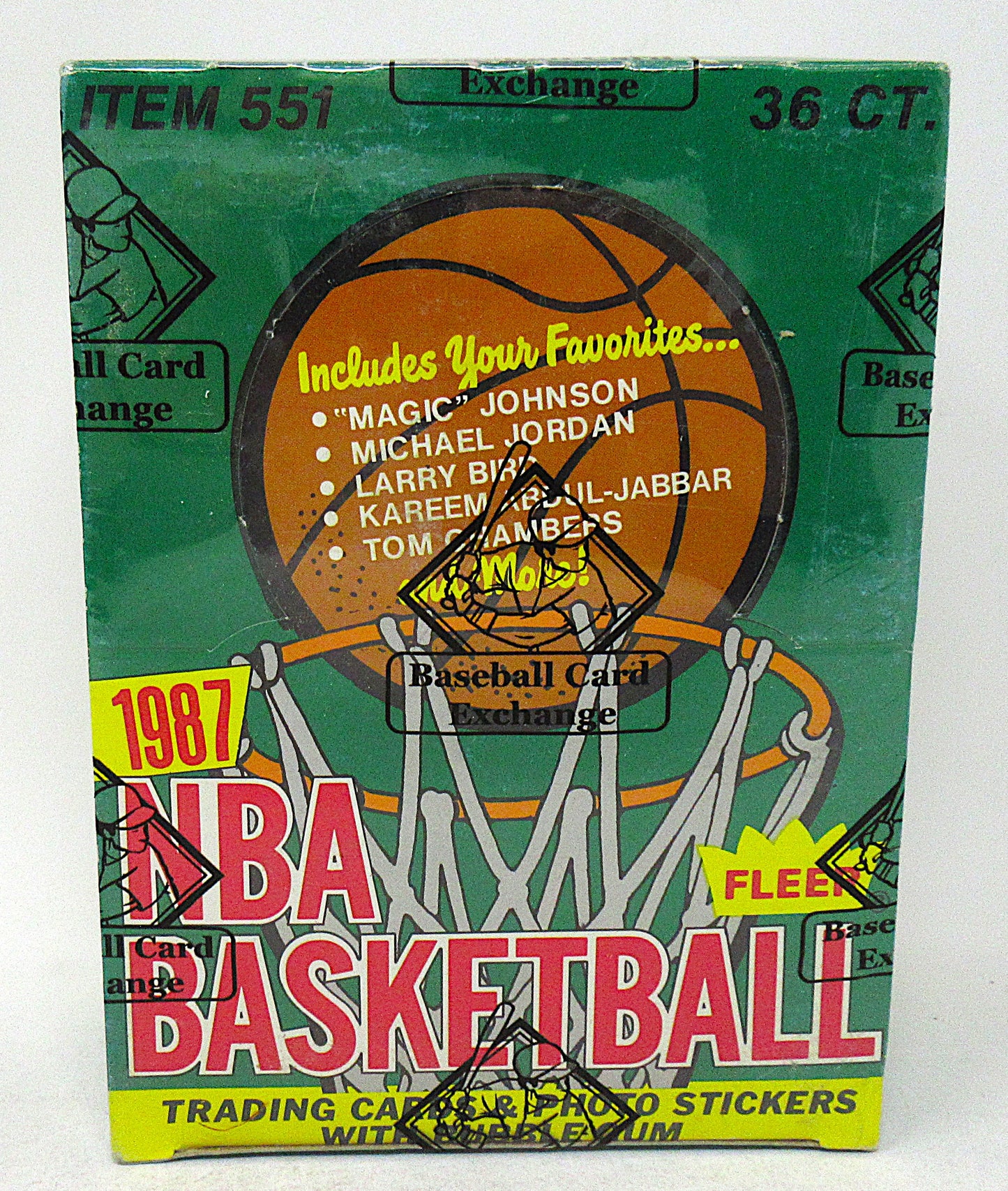 1987/88 Fleer Basketball Unopened Wax Box (BBCE) (X2014)