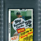 1985 Topps Baseball Unopened Cello Pack PSA 7 Nolan Ryan Top *5162