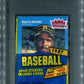 1987 Fleer Baseball Unopened Cello Pack PSA 8 Bonds Top / Clemens AS Back *4861