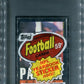 1985 Topps Football Unopened Cello Pack PSA 9 Walter Payton Top *8573