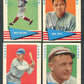 1961 Fleer Baseball Greats Complete Set (154) GD EX/MT (26-024)
