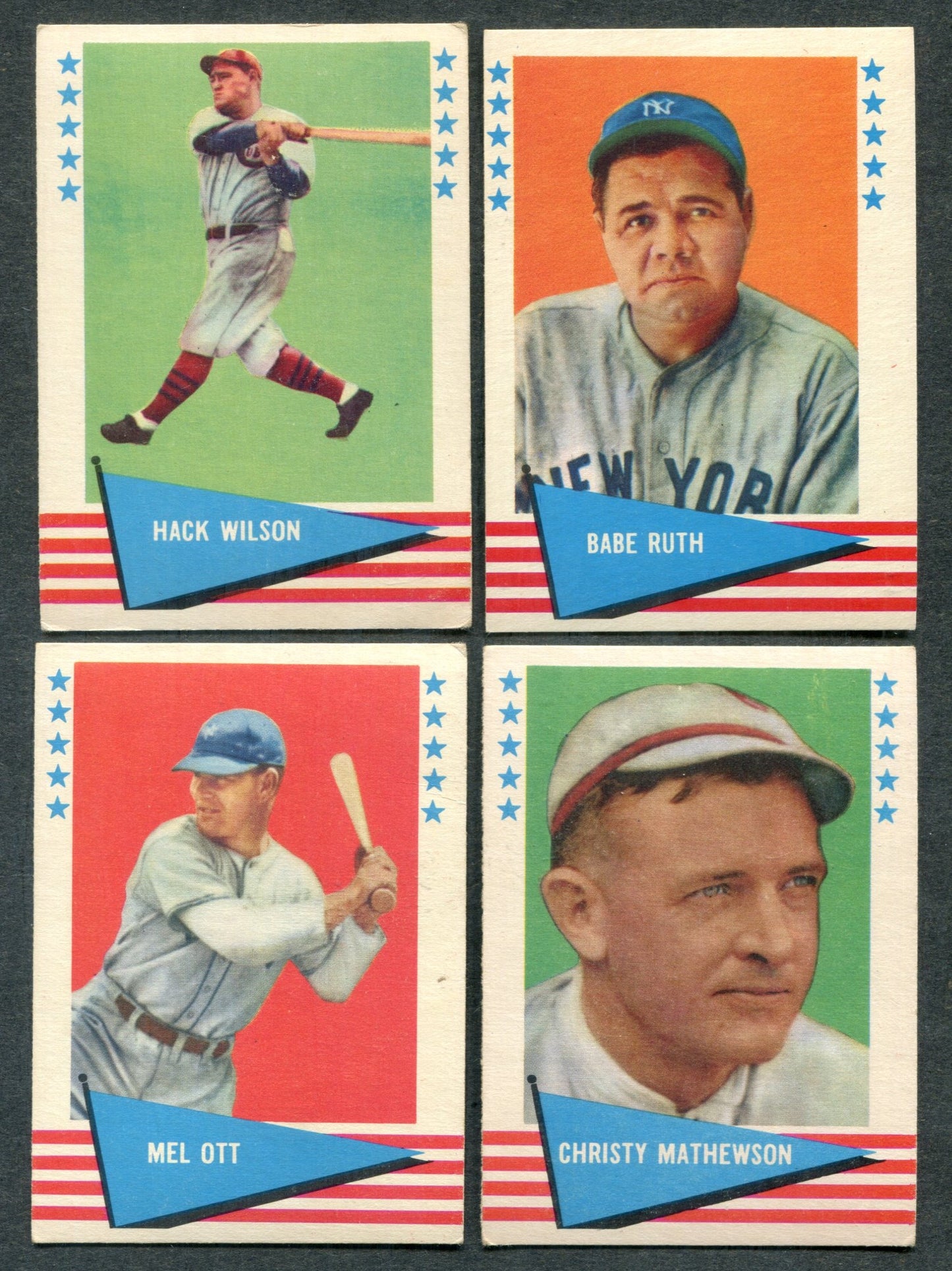 1961 Fleer Baseball Greats Complete Set (154) GD EX/MT (26-024)