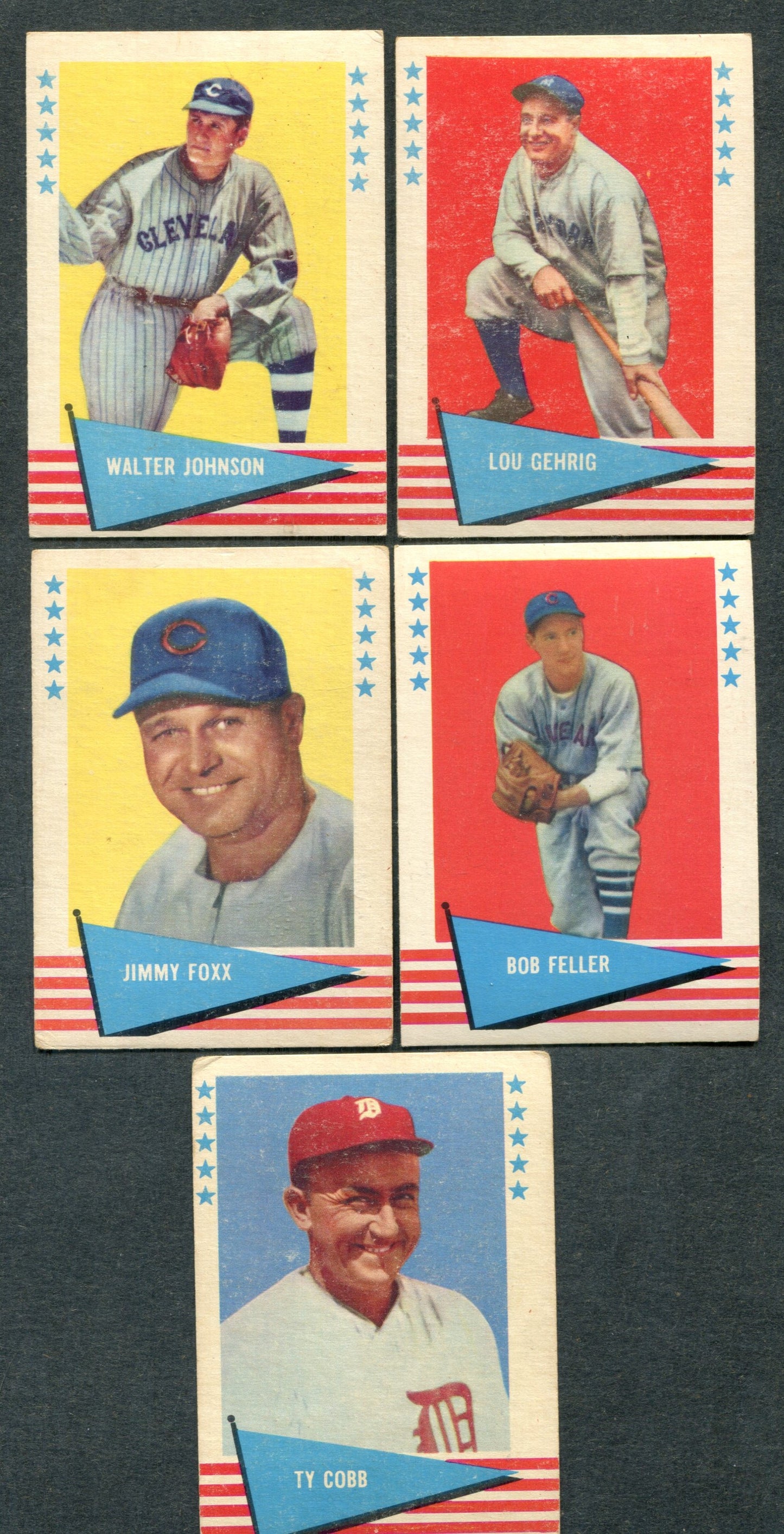 1961 Fleer Baseball Greats Complete Set (154) GD EX/MT (26-024)