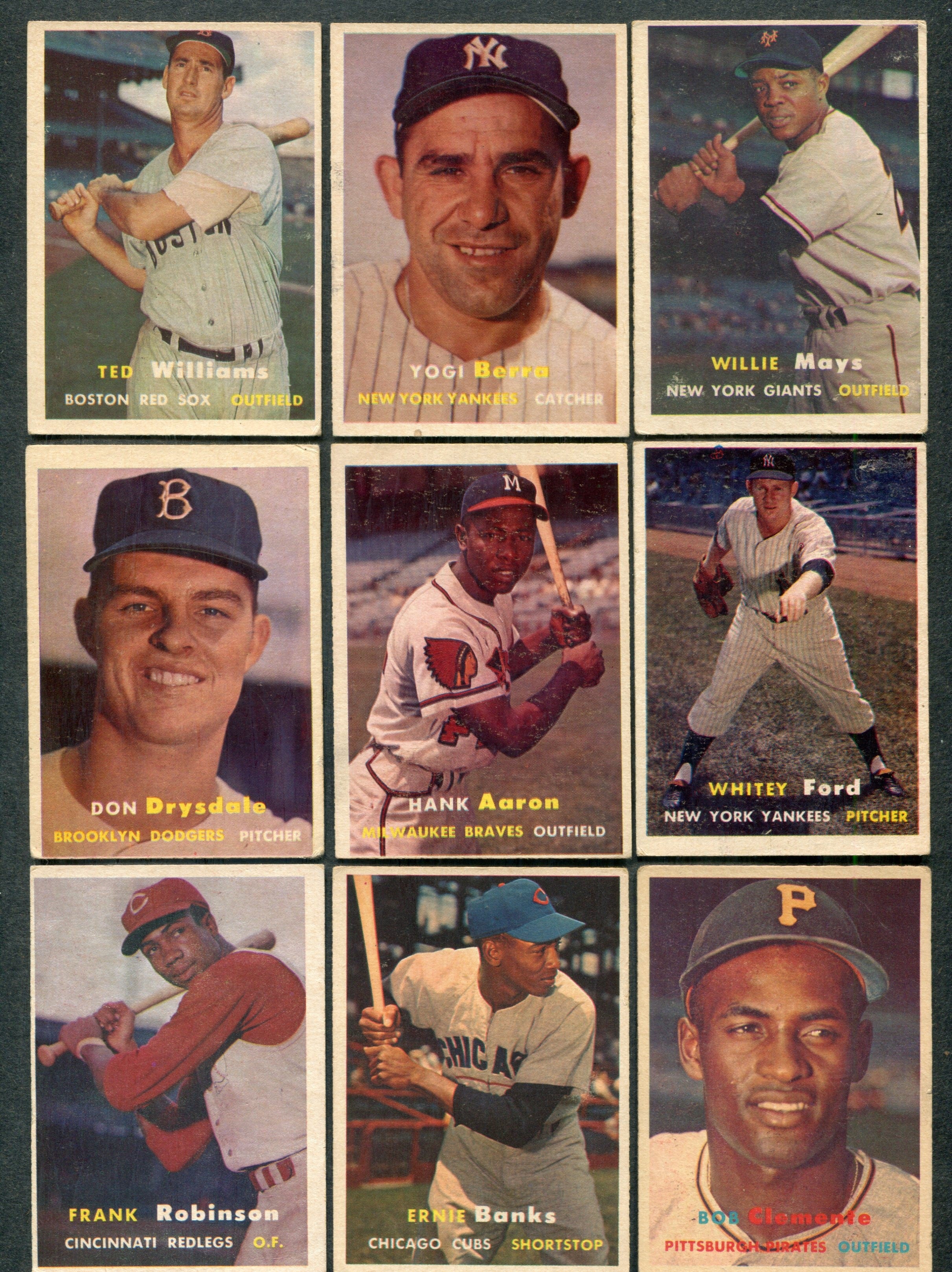 1957 Topps Baseball Complete Set (411) VG EX (26-026)