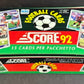 1992 Score Soccer AIC Italian Football Box (24/15)