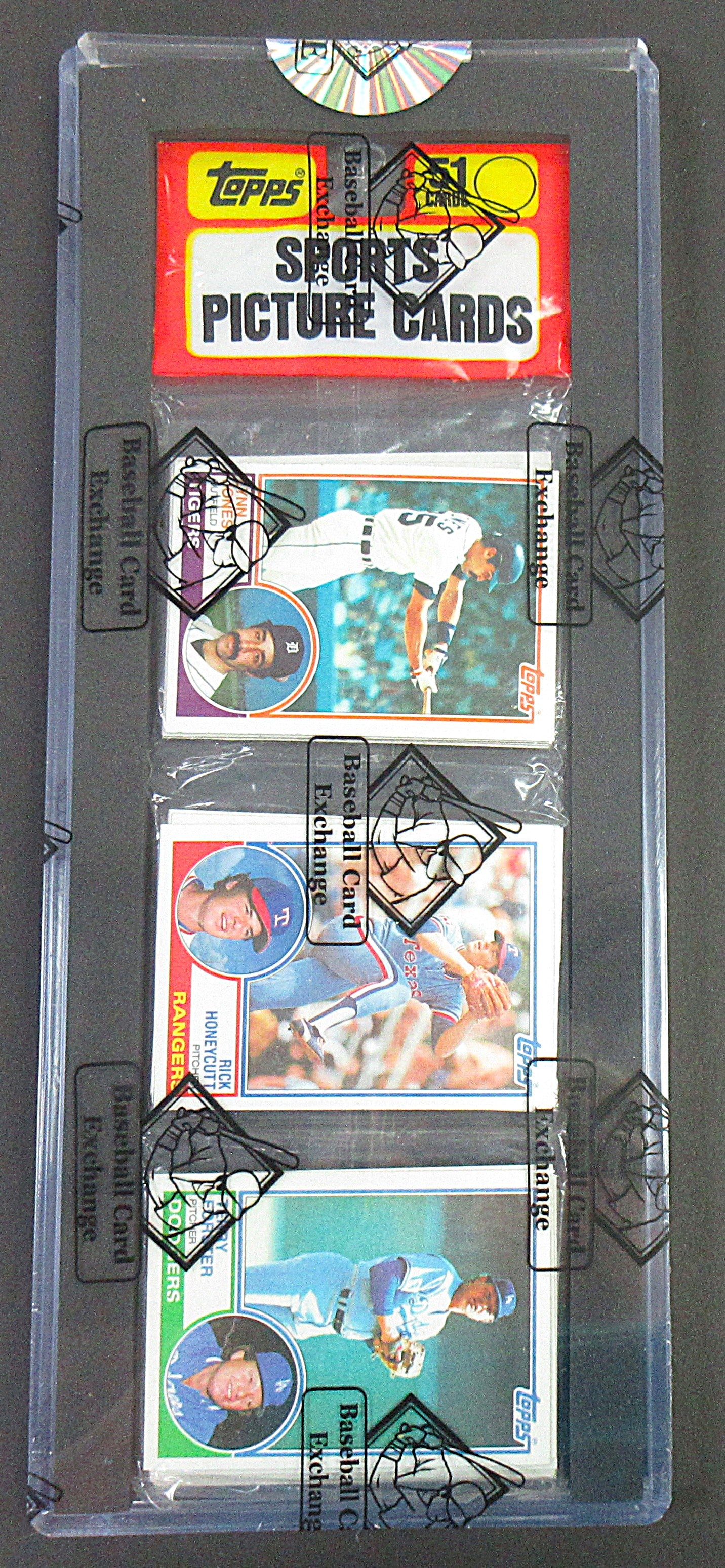 1983 Topps Baseball Unopened Rack Pack (Wade Boggs RC Back) (BBCE) (27759)