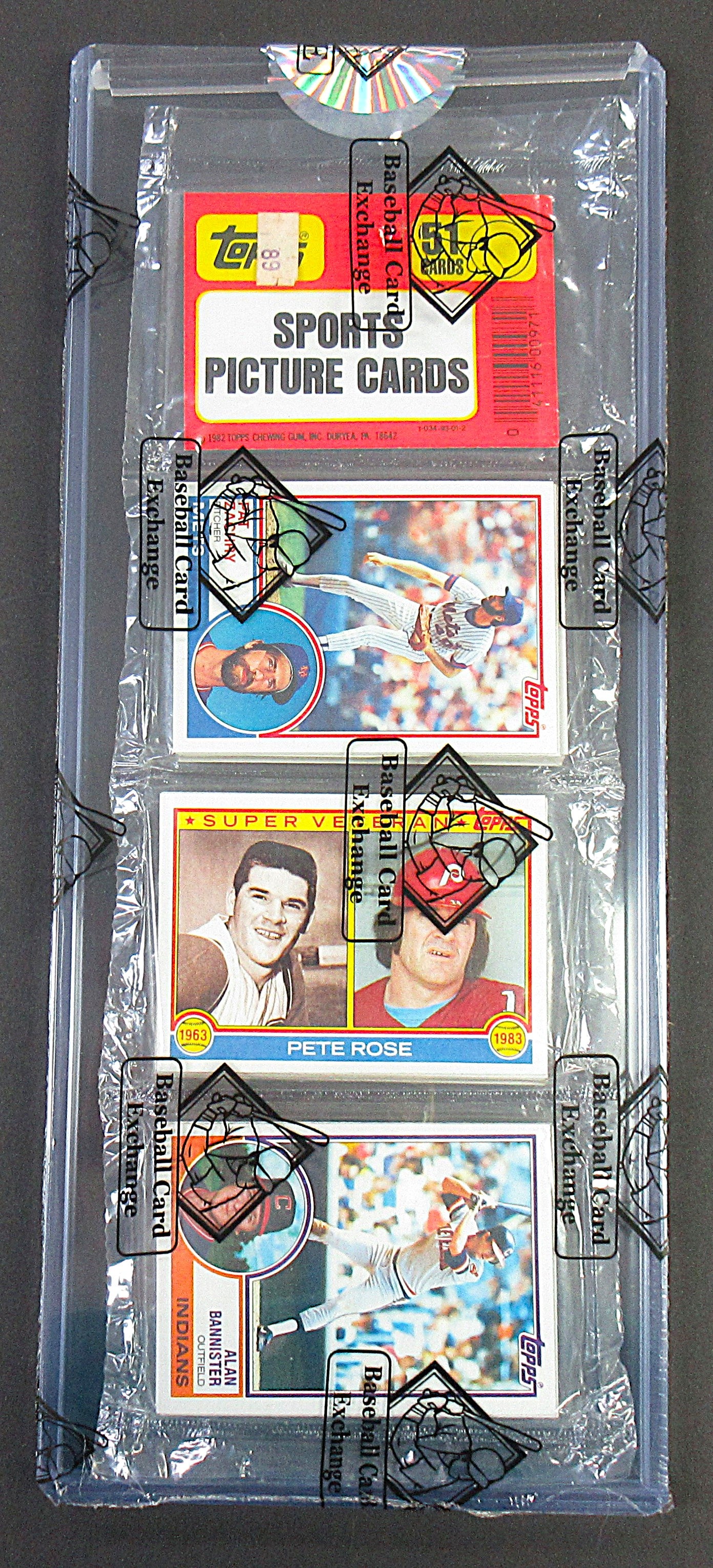 1983 Topps Baseball Unopened Rack Pack (Tony Gwynn RC Back) (BBCE) (27773)