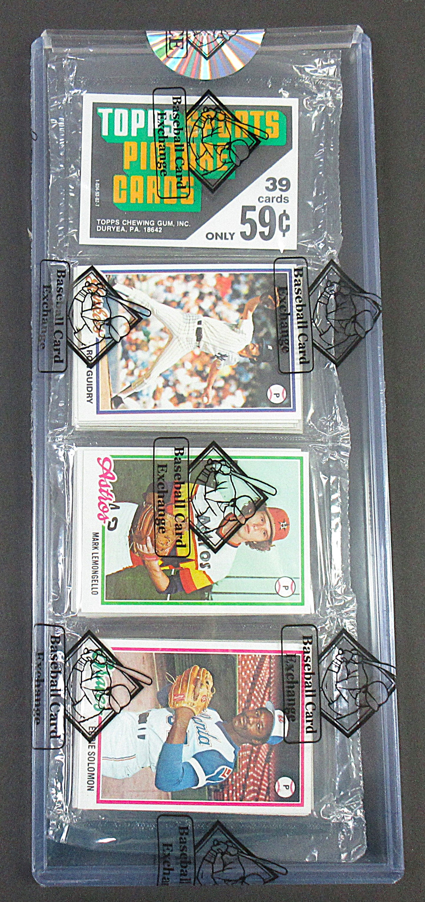 1978 Topps Baseball Unopened Rack Pack (Joe Morgan and Lou Whitaker RC Back) (BBCE) (27784)