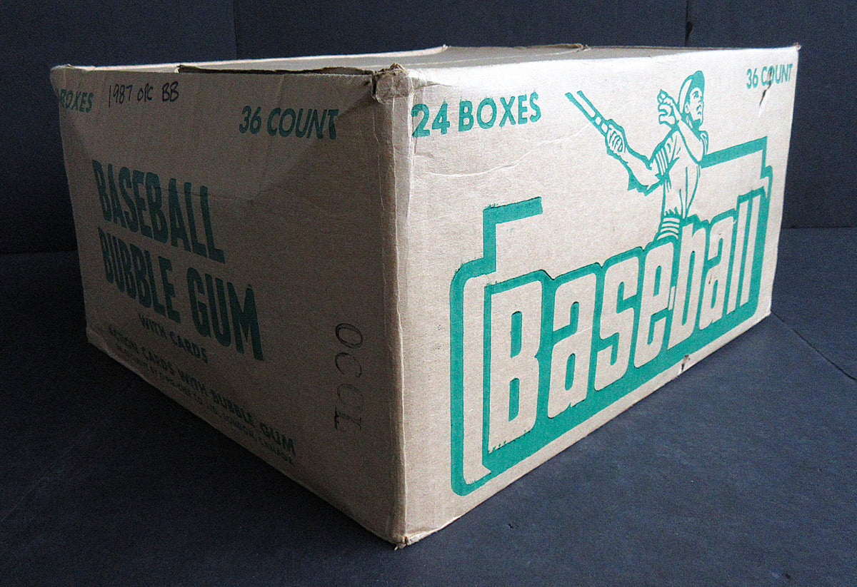 1987 OPC O-Pee-Chee Baseball Unopened Wax Case (Sealed) (24 Box) (A)