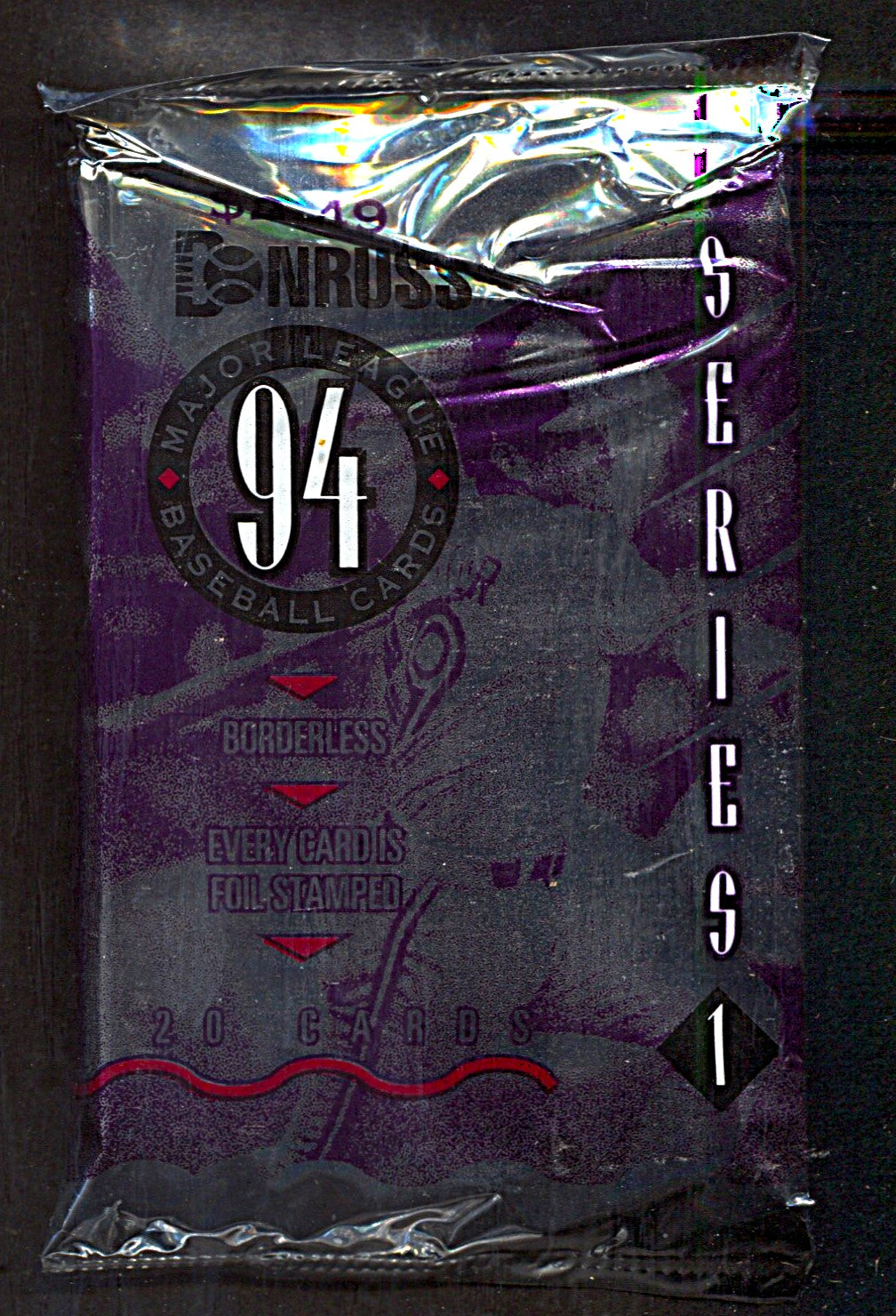 1994 Donruss Baseball Unopened Series 1 Jumbo Pack (Pre-Priced) (20)