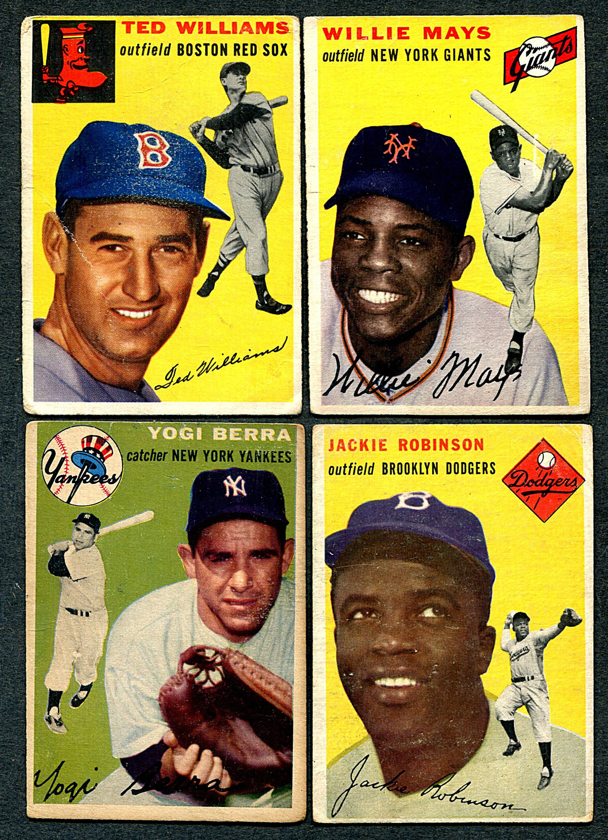 1954 Topps Baseball Complete Set Poor VG (250) (26-067)