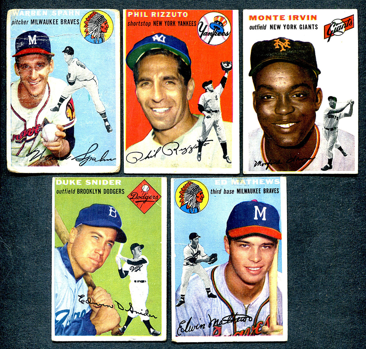 1954 Topps Baseball Complete Set Poor VG (250) (26-067)