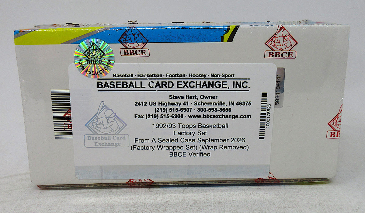 1992/93 Topps Basketball Factory Set (FASC)
