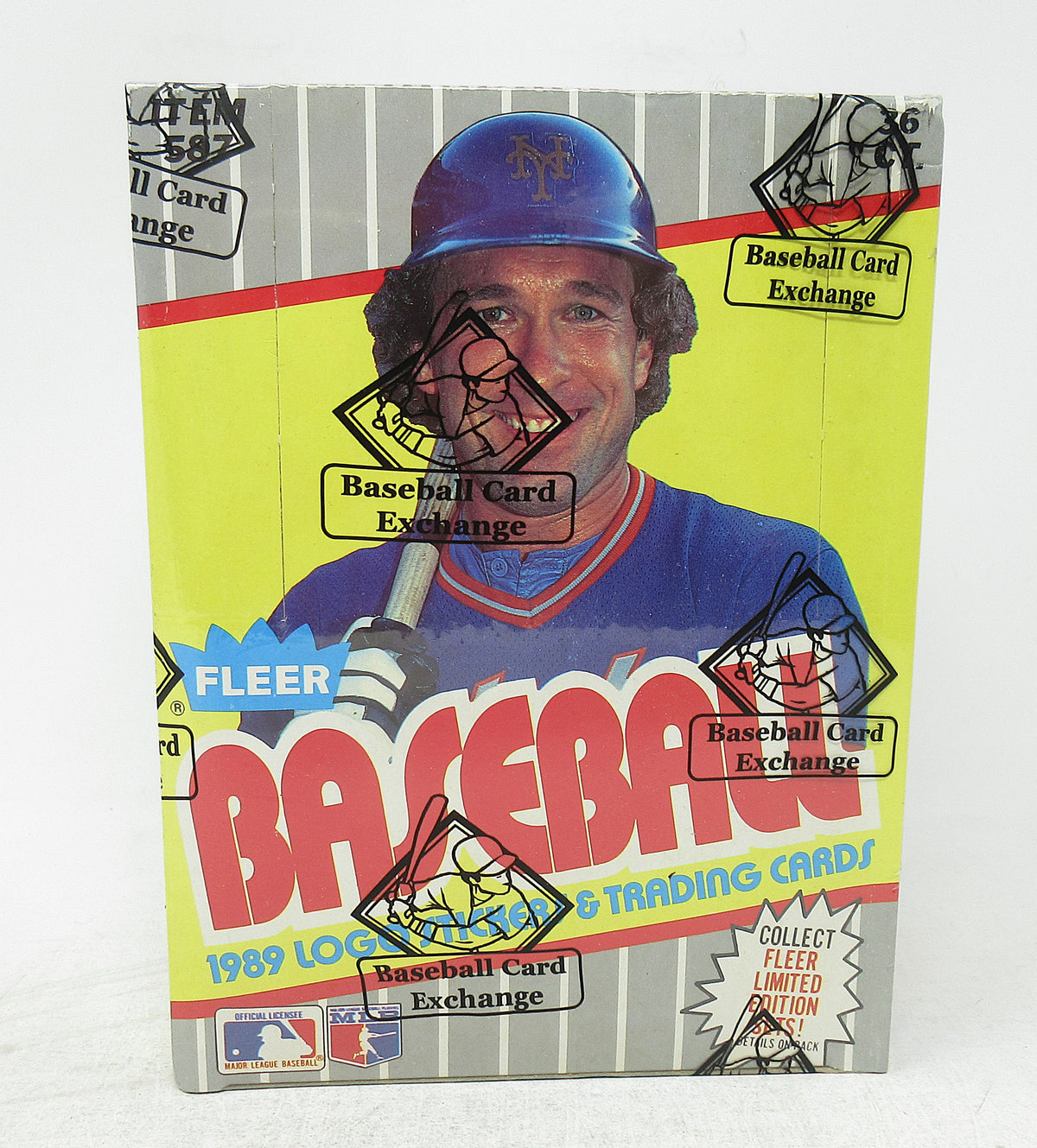 1989 Fleer Baseball Unopened Wax Box (FASC) (Code 83342)