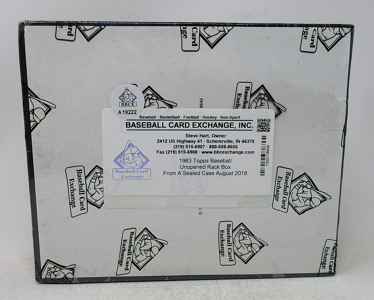 1983 Topps Baseball Unopened Rack Box (FASC) (A19222)