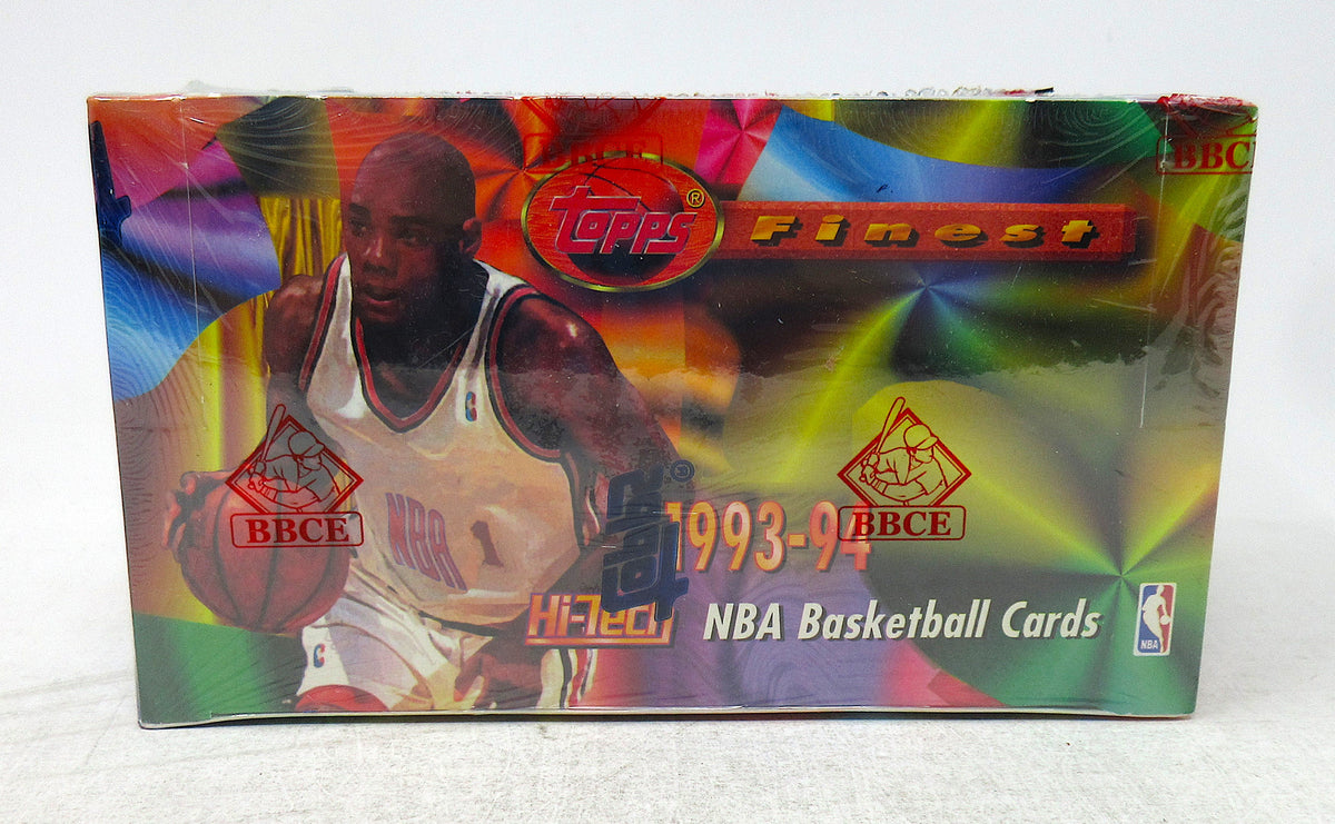 1993/94 Topps Finest Basketball Unopened Jumbo Box (FASC)