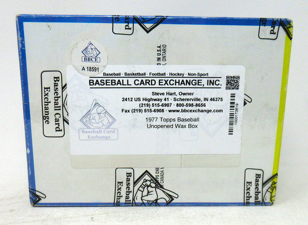 1977 Topps Baseball Unopened Wax Box (BBCE) (A18591)