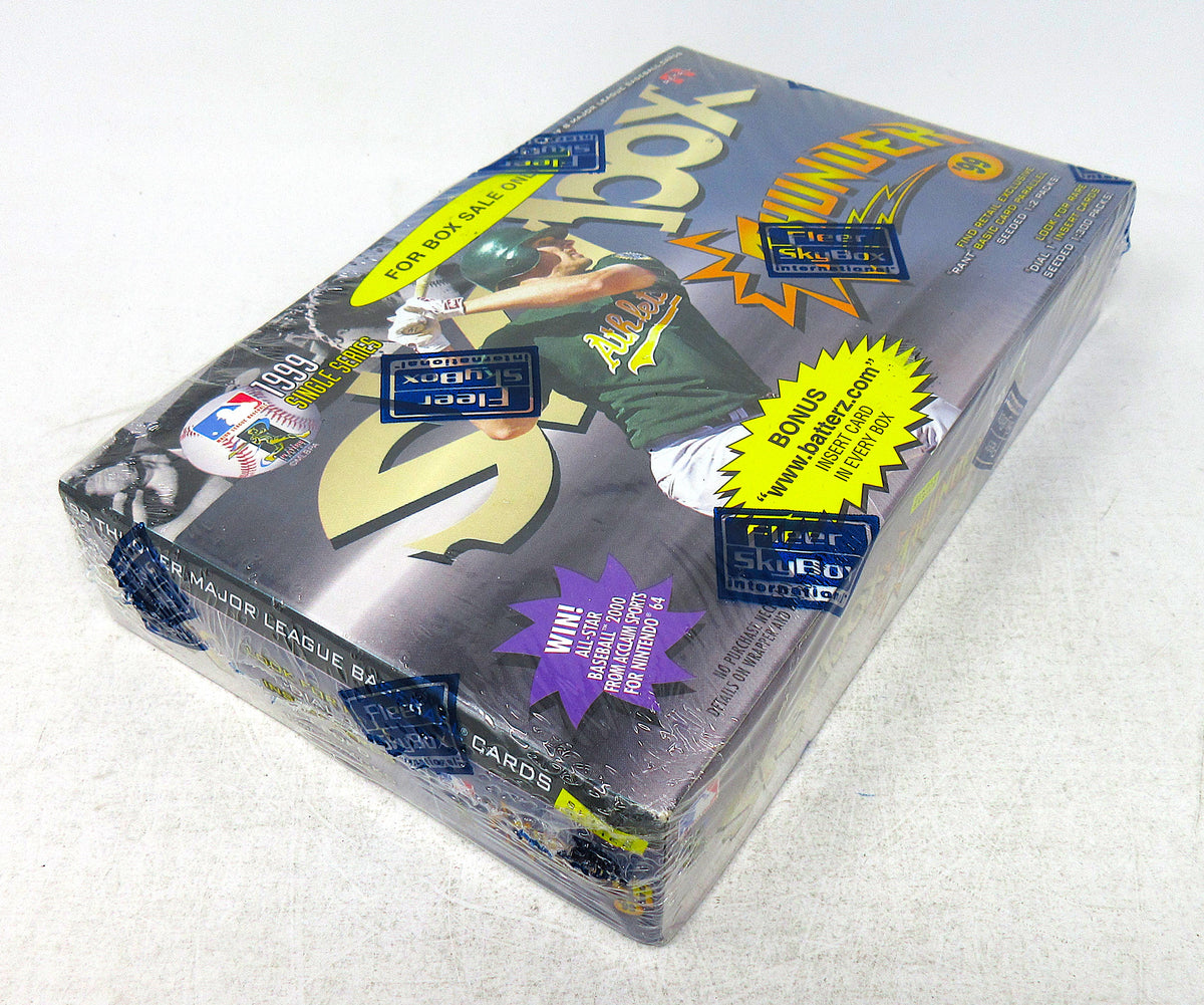 1999 Skybox Thunder Baseball Blaster Box (Retail) (12/8)