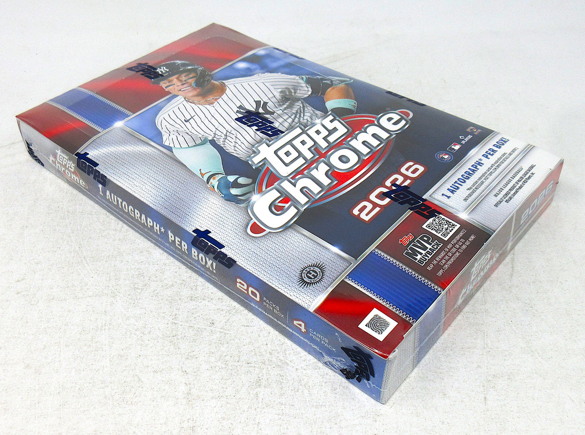 2026 Topps Chrome Baseball Box (Hobby) (20/4)