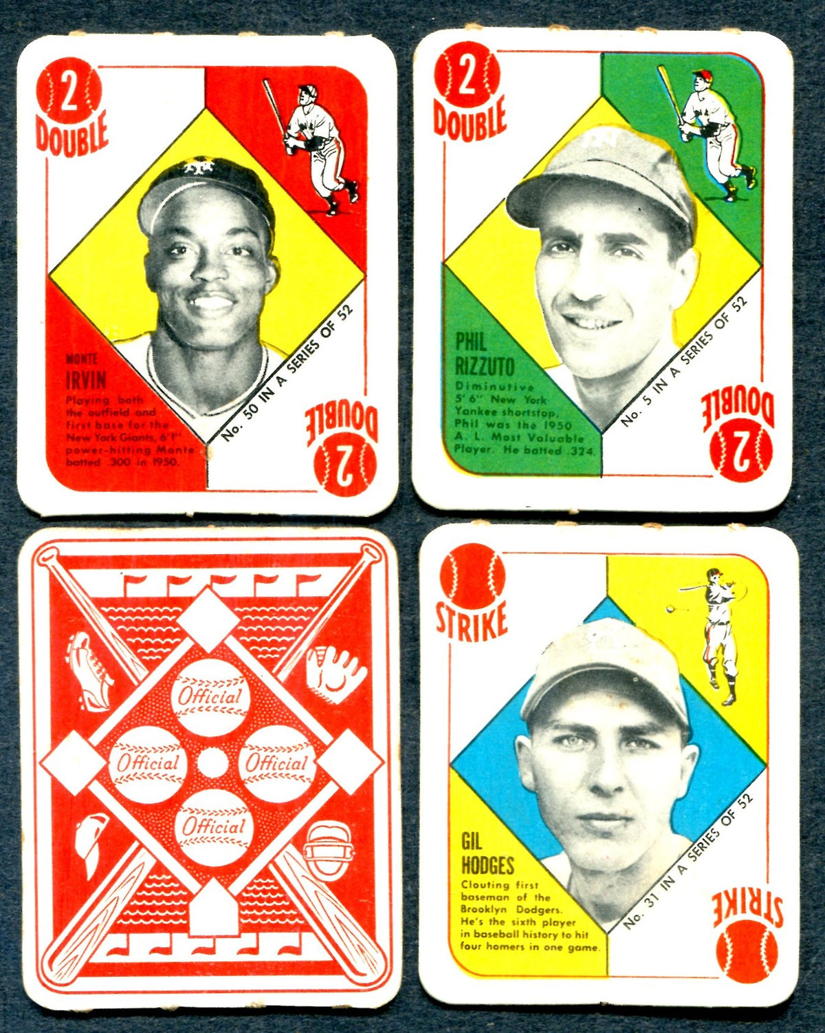 1951 Topps Baseball Red Back Complete Set EX NM (52) (26-117)