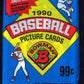 1990 Bowman Baseball Unopened Cello Pack (Pre-Priced) (31)
