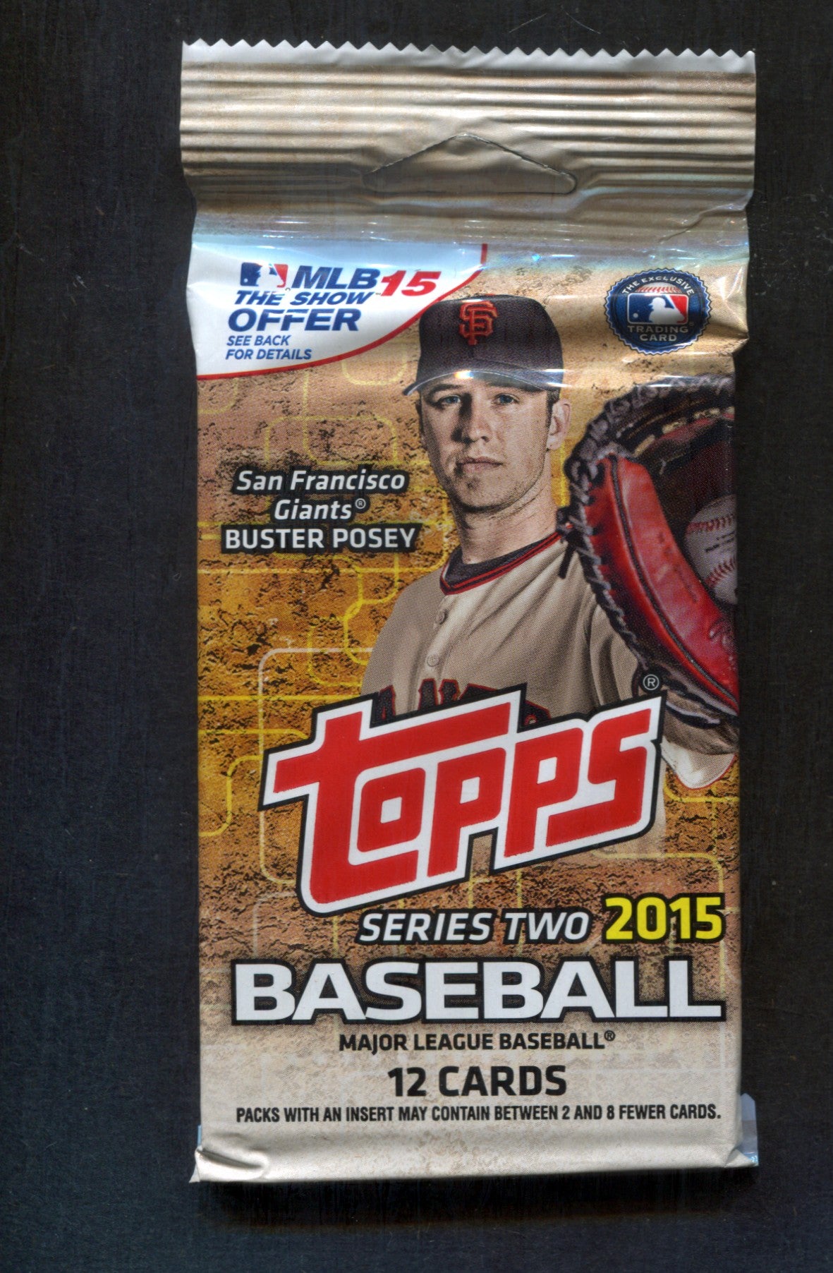 2015 Topps Baseball Unopened Series 2 Hanger Pack (12)