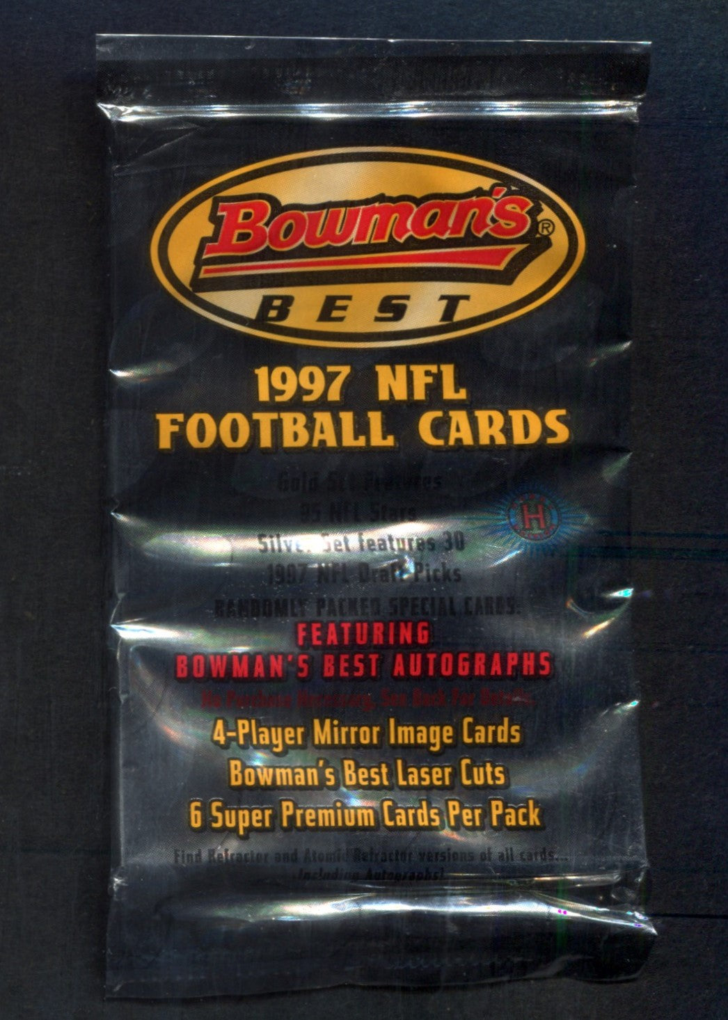 1997 Bowman's Best Football Unopened Pack (Hobby) (6)