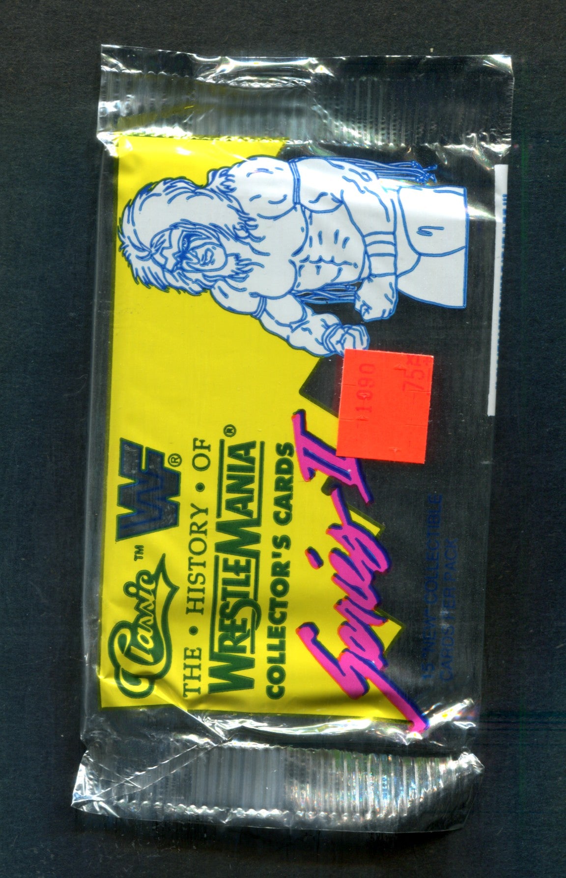 1990 Classic WWF The History of Wrestling Mania Unopened Series 2 Pack (15) (PS)