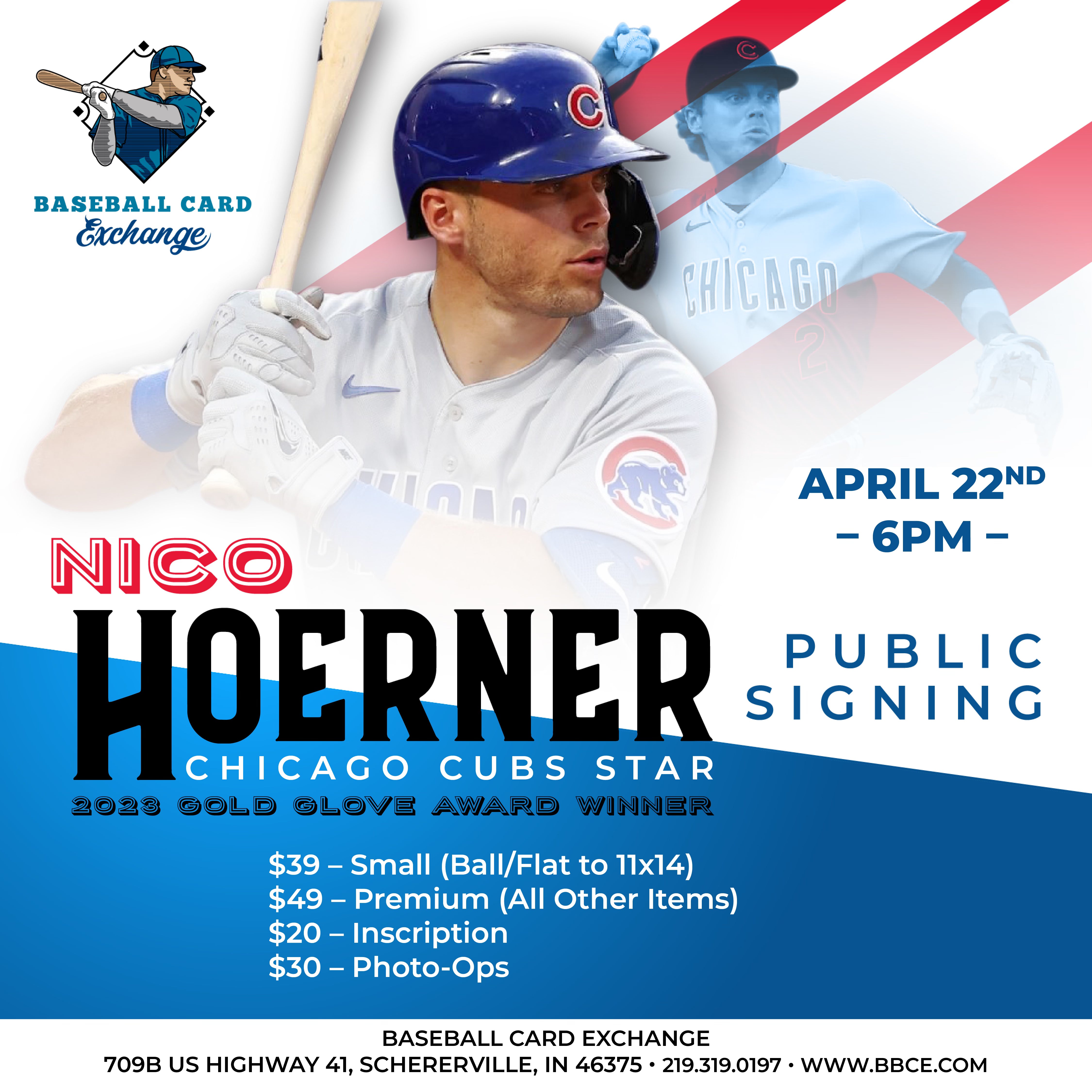 Nico Hoerner---Inscription Ticket