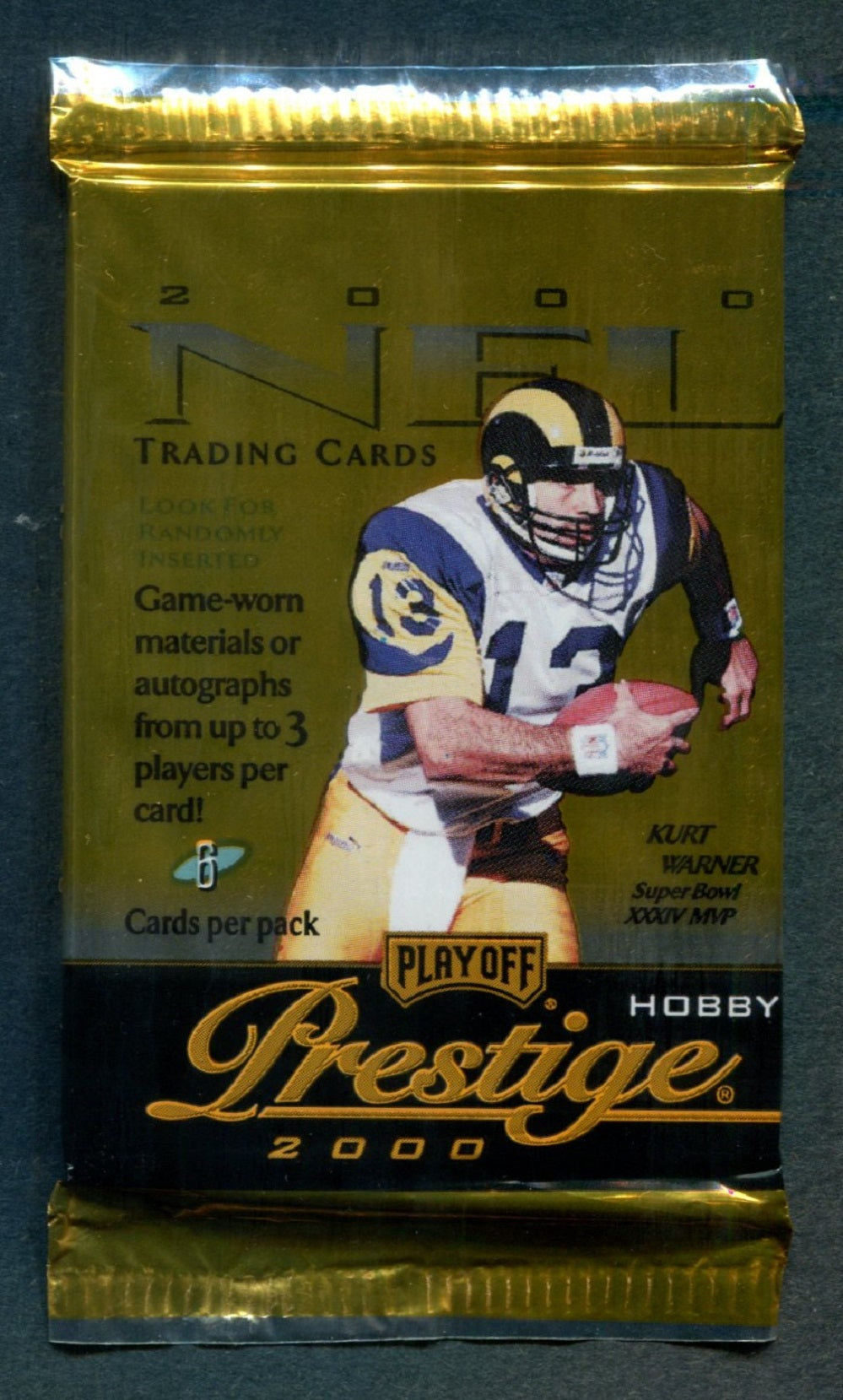 2000 Playoff Prestige Football Unopened Pack (Hobby)