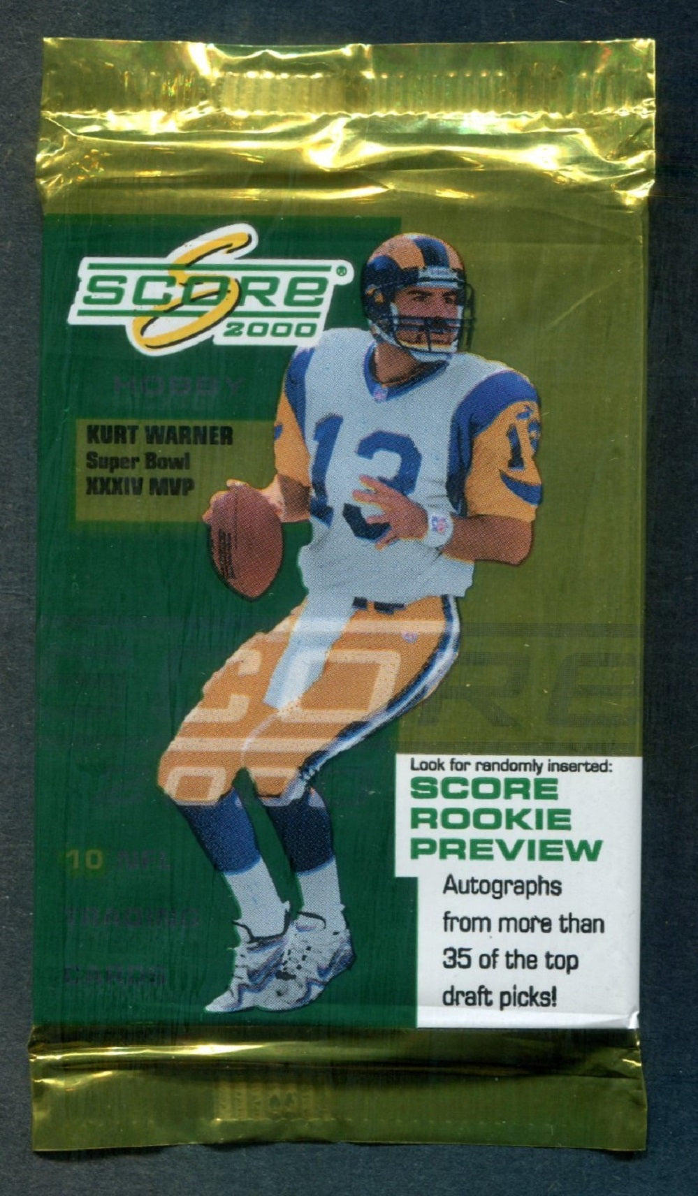 2000 Score Football Unopened Pack (Hobby)