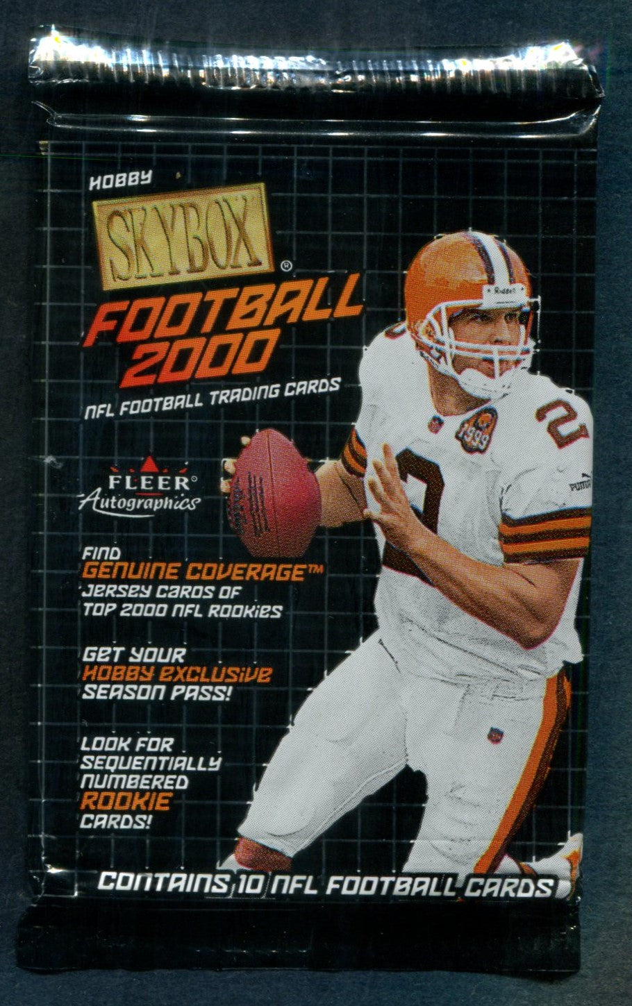 2000 Skybox Football Unopened Pack (Hobby)