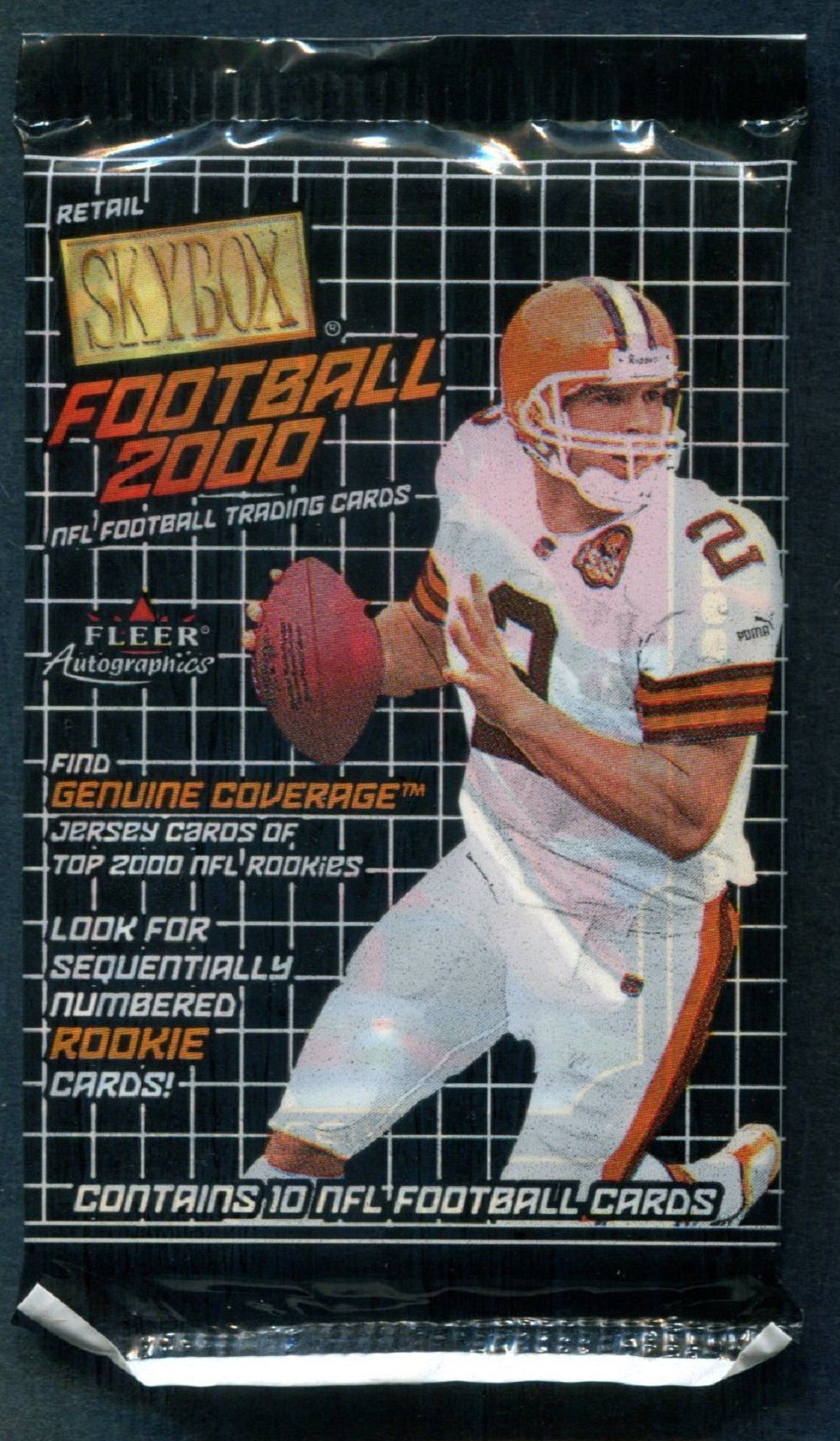 2000 Skybox Football Unopened Pack (Retail)