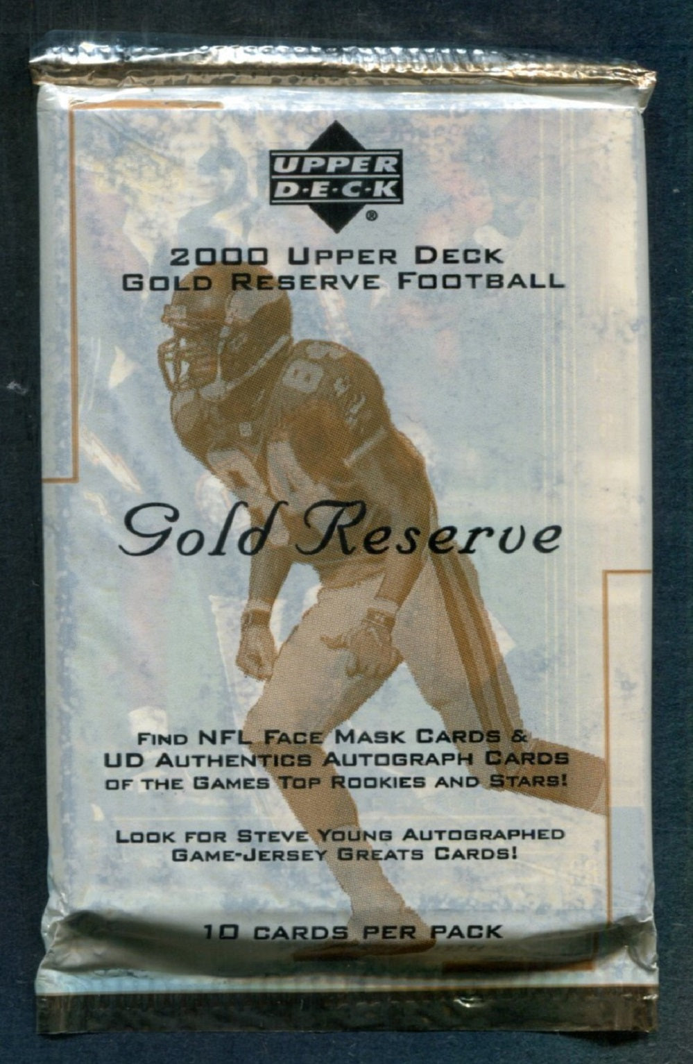 2000 Upper Deck Gold Reserve Football Unopened Pack (Hobby)