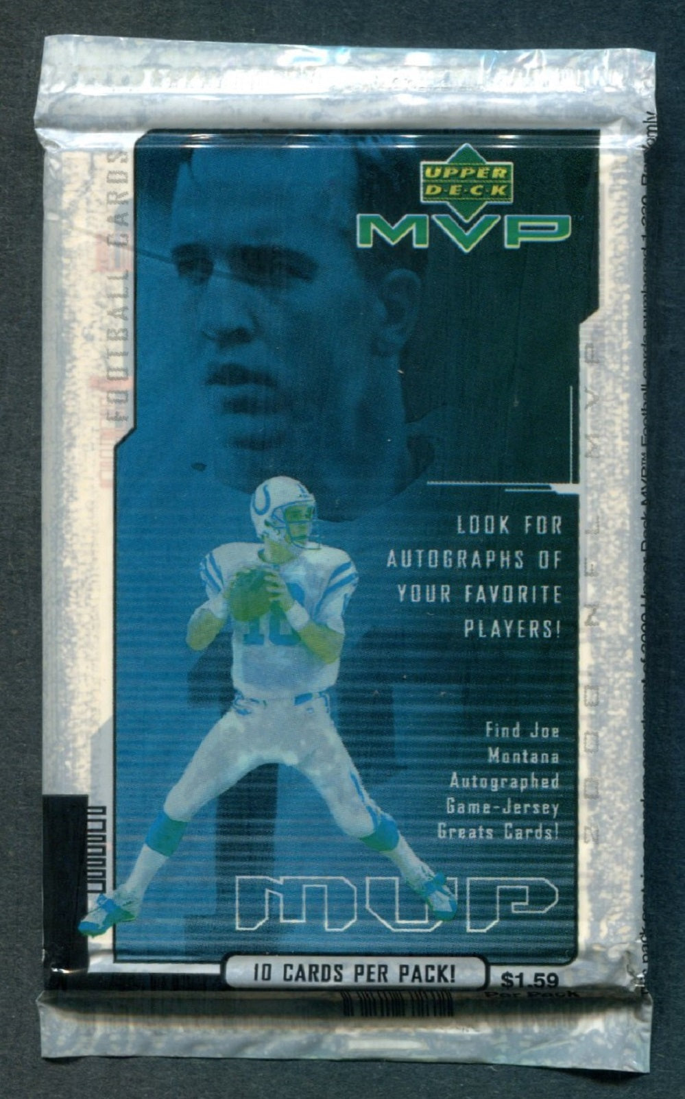 2000 Upper Deck MVP Football Unopened Pack (Retail) (Pre-Priced)