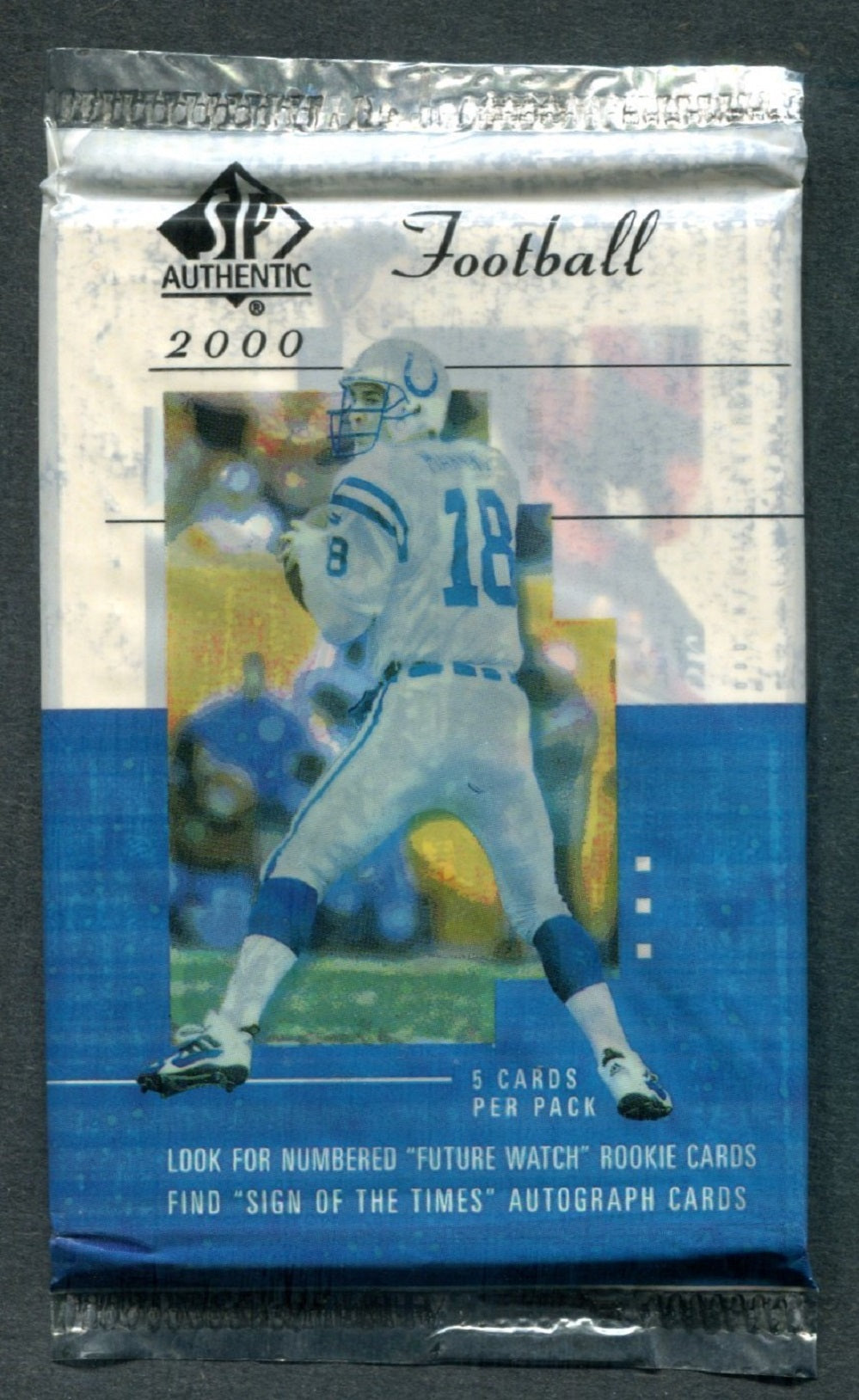 2000 Upper Deck SP Authentic Football Unopened Pack (Hobby)