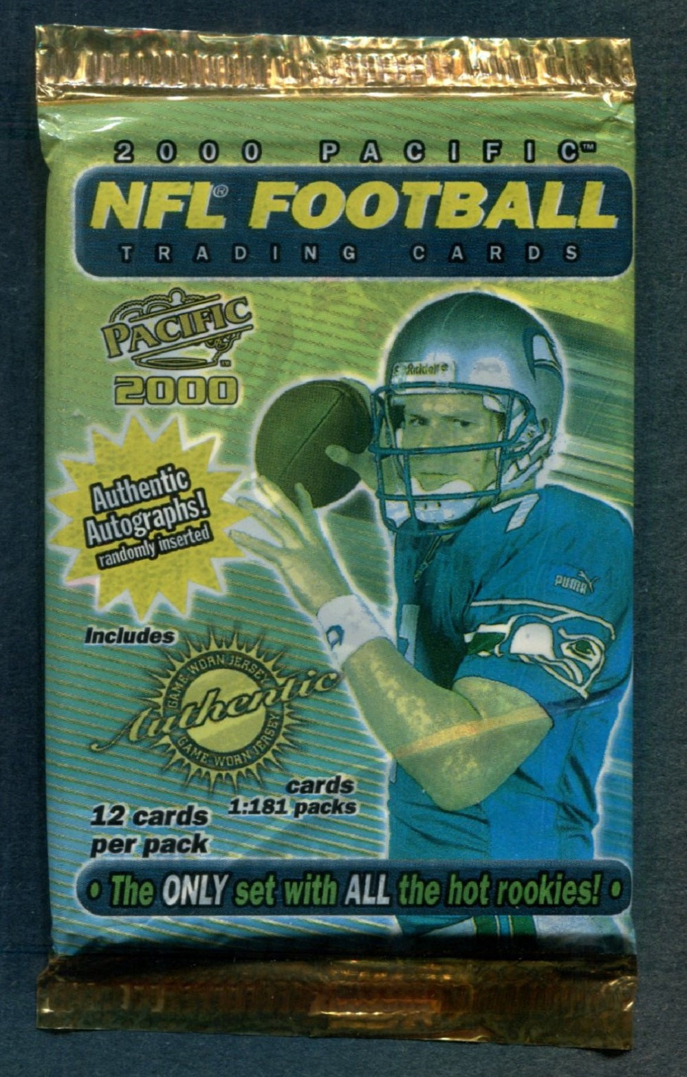 2000 Pacific Football Unopened Pack (Hobby)