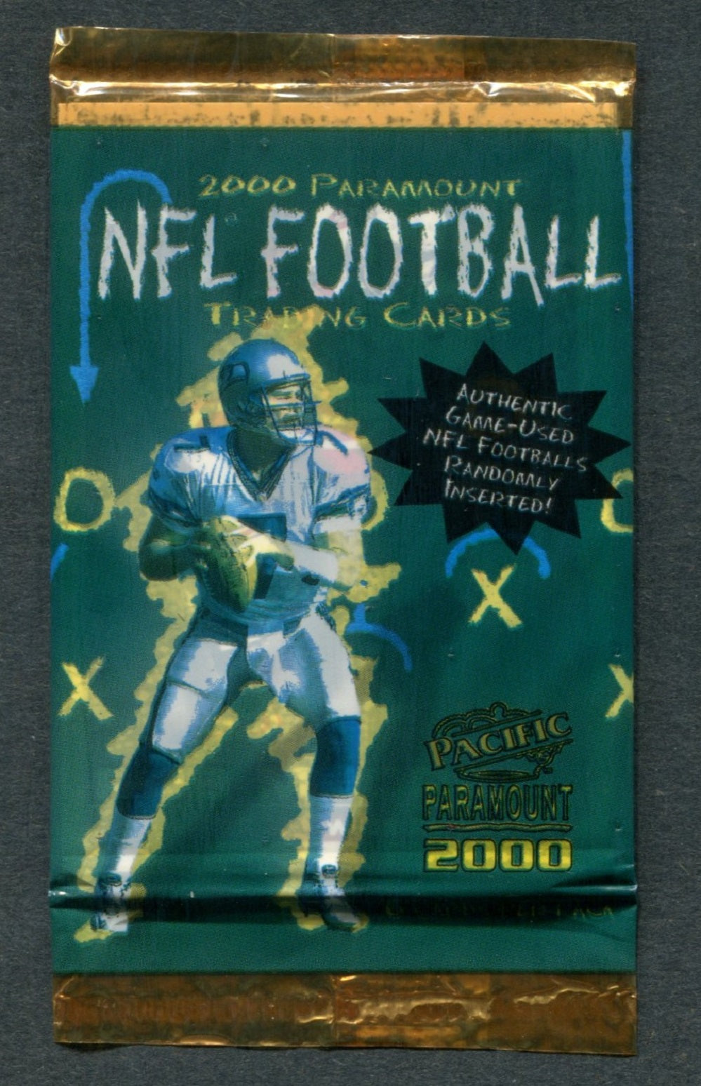 2000 Pacific Paramount Football Unopened Pack (Hobby)