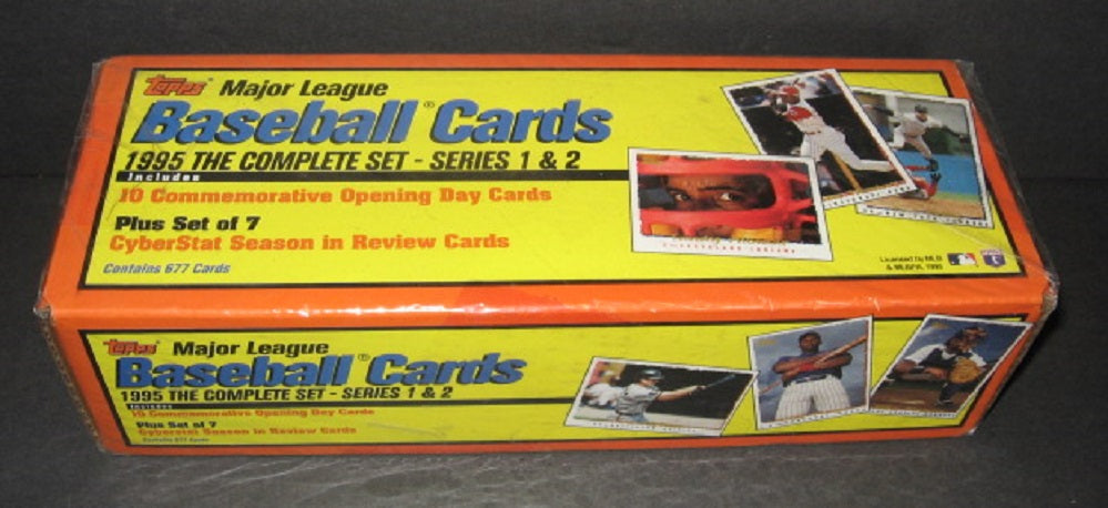 1995 Topps Baseball Factory Set (Retail) (Yellow)